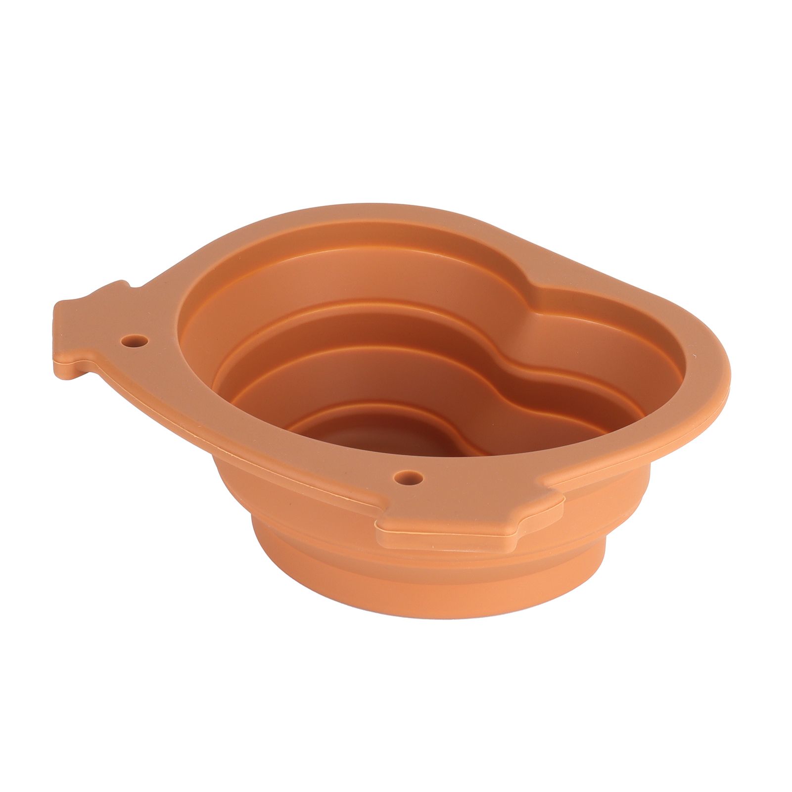 600ml Collapsible Dog Bowl Brown Durable Multifunctional Foldable Portable Dog view 7