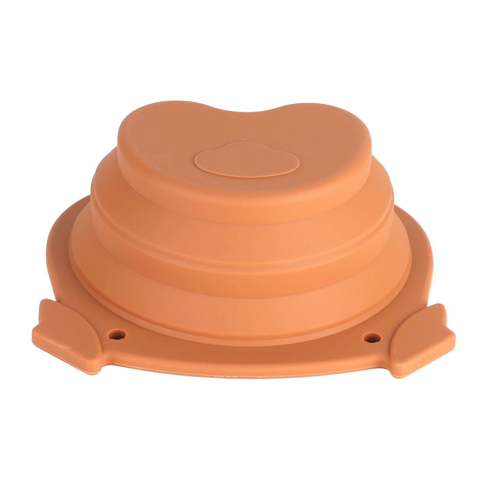 600ml Collapsible Dog Bowl Brown Durable Multifunctional Foldable Portable Dog view 8