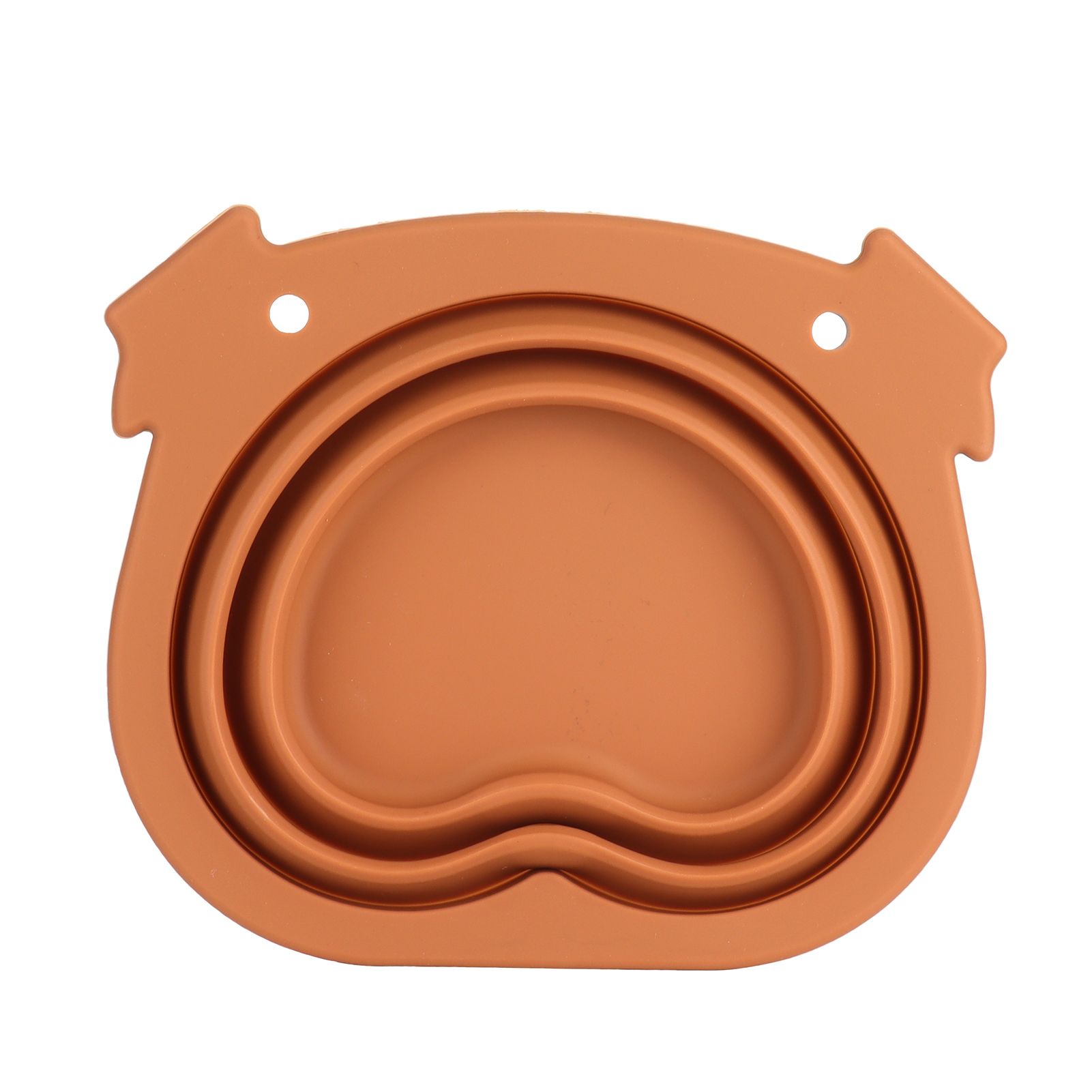 600ml Collapsible Dog Bowl Brown Durable Multifunctional Foldable Portable Dog view 9