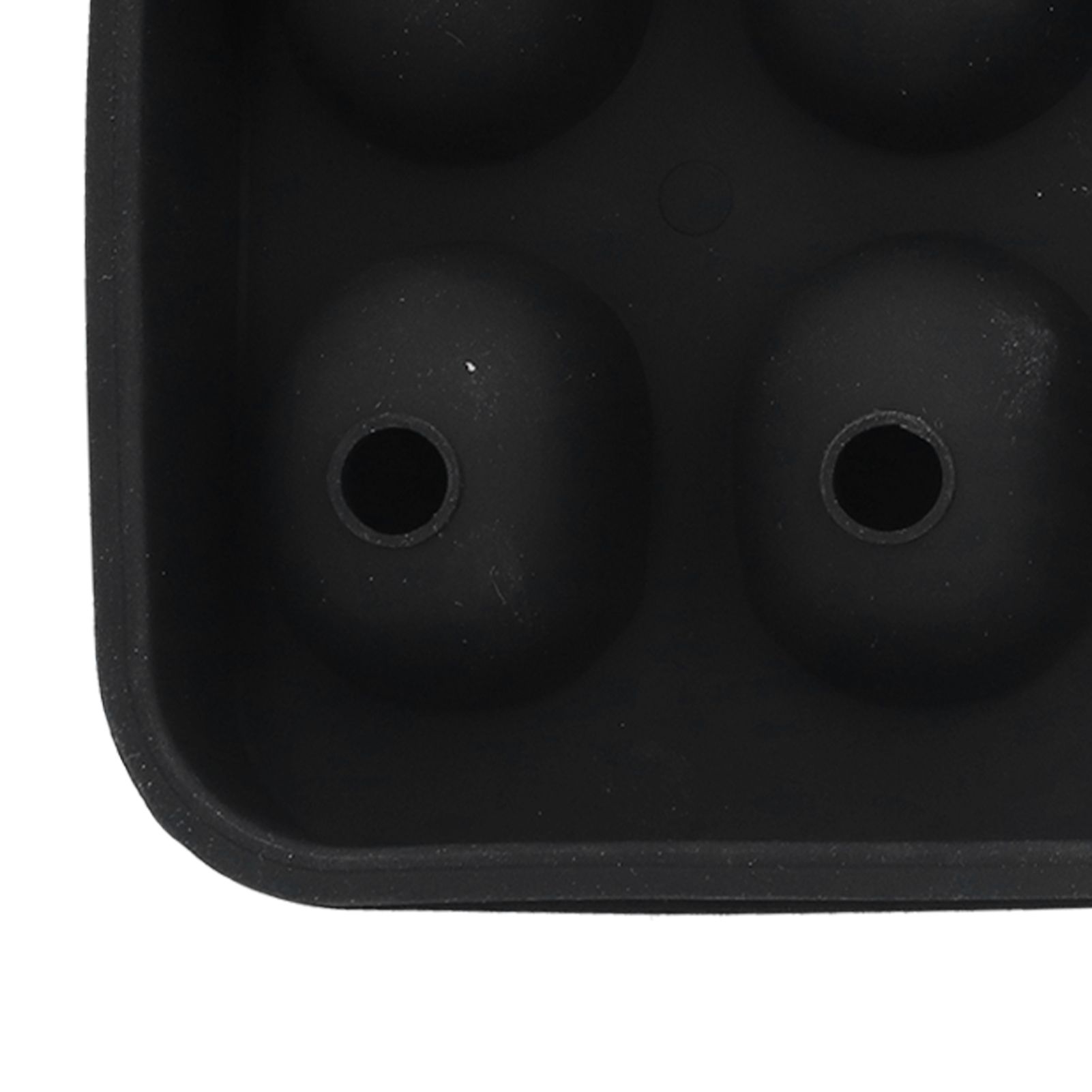 10 Grids Ice Cube Mold Silicone Black Professional Skull Ice Cube Mold for view 15