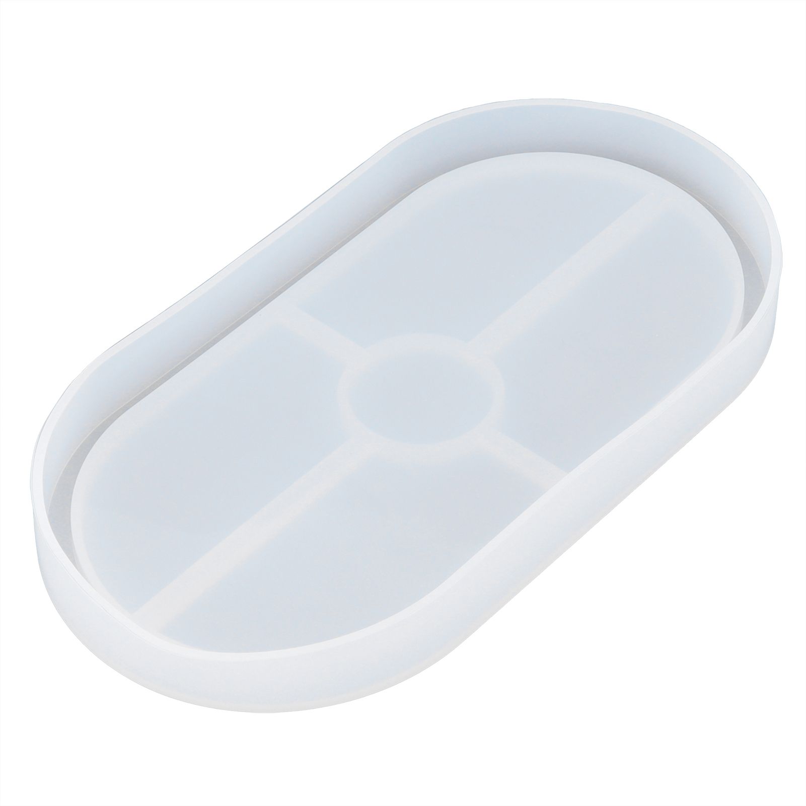 DIY Silicone Mold Oval Crystal Epoxy Resin Tea Coaster Mold for Home Kitchen view 10
