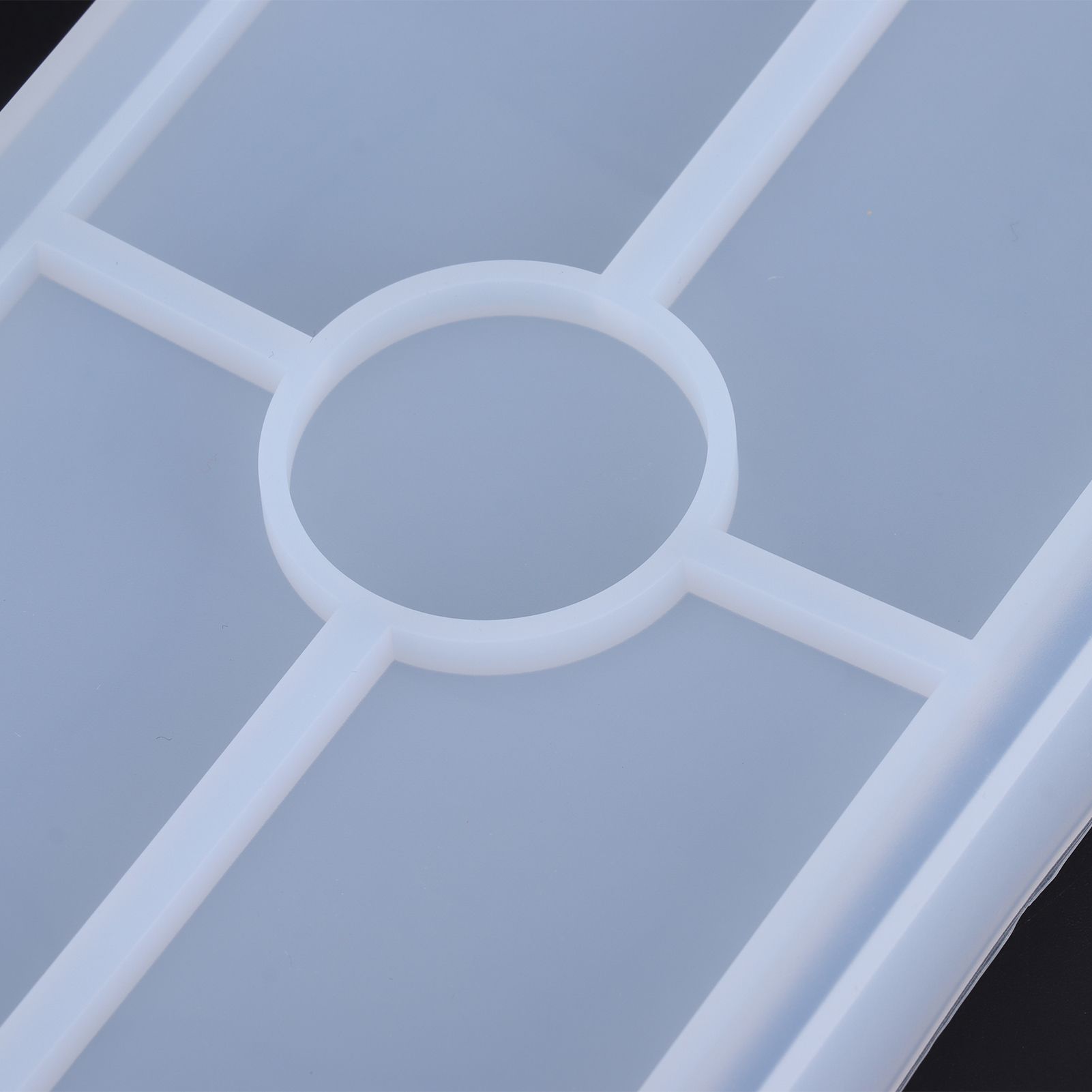 DIY Silicone Mold Oval Crystal Epoxy Resin Tea Coaster Mold for Home Kitchen view 14