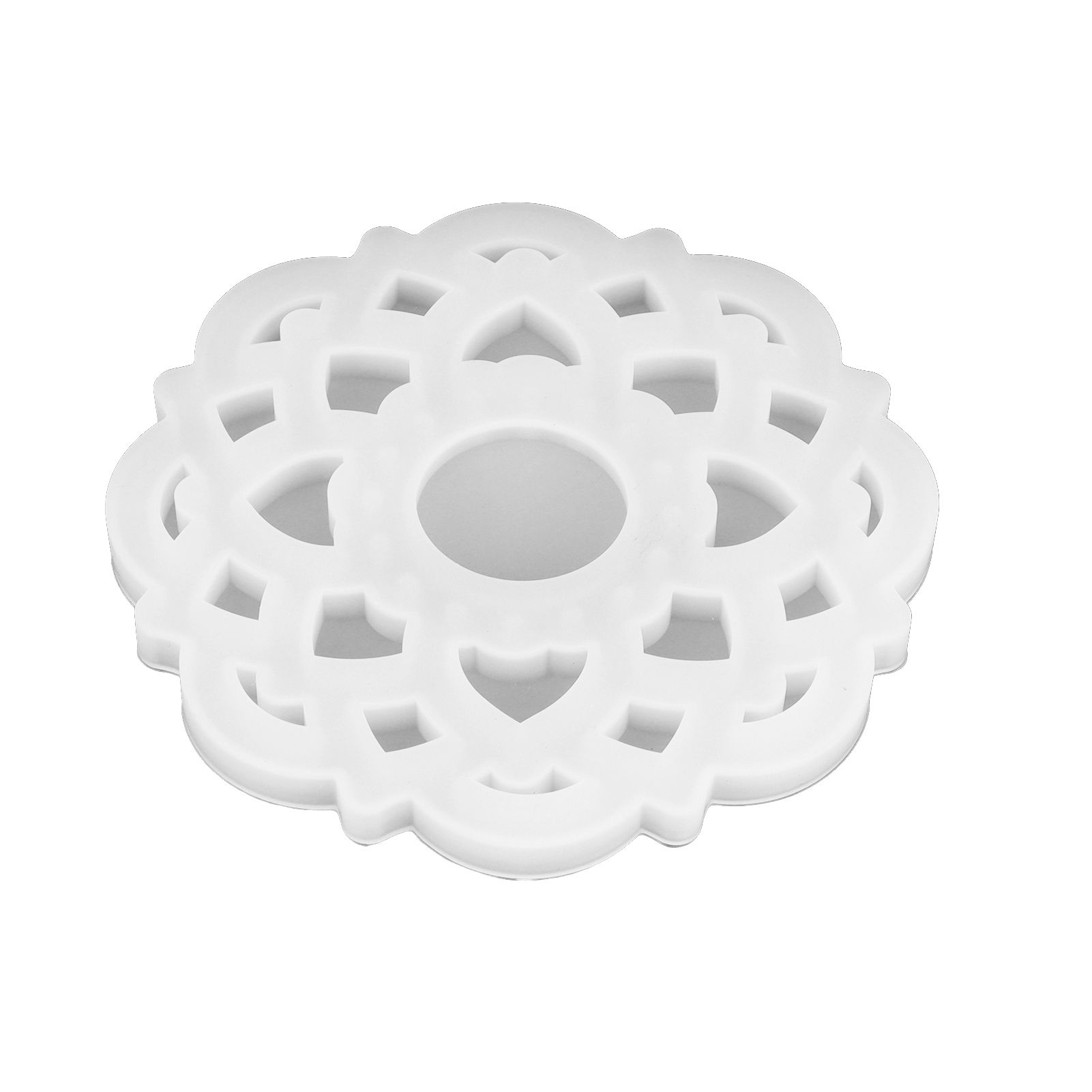 DIY Crystal Epoxy Resin Mold Innovative Shaped Mirror Silicone Candle Holder view 9