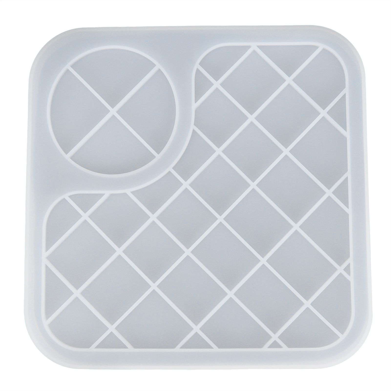 Silicone Mold Translucent Epoxy Resin Drop Glue Tray Tool for DIY Baking