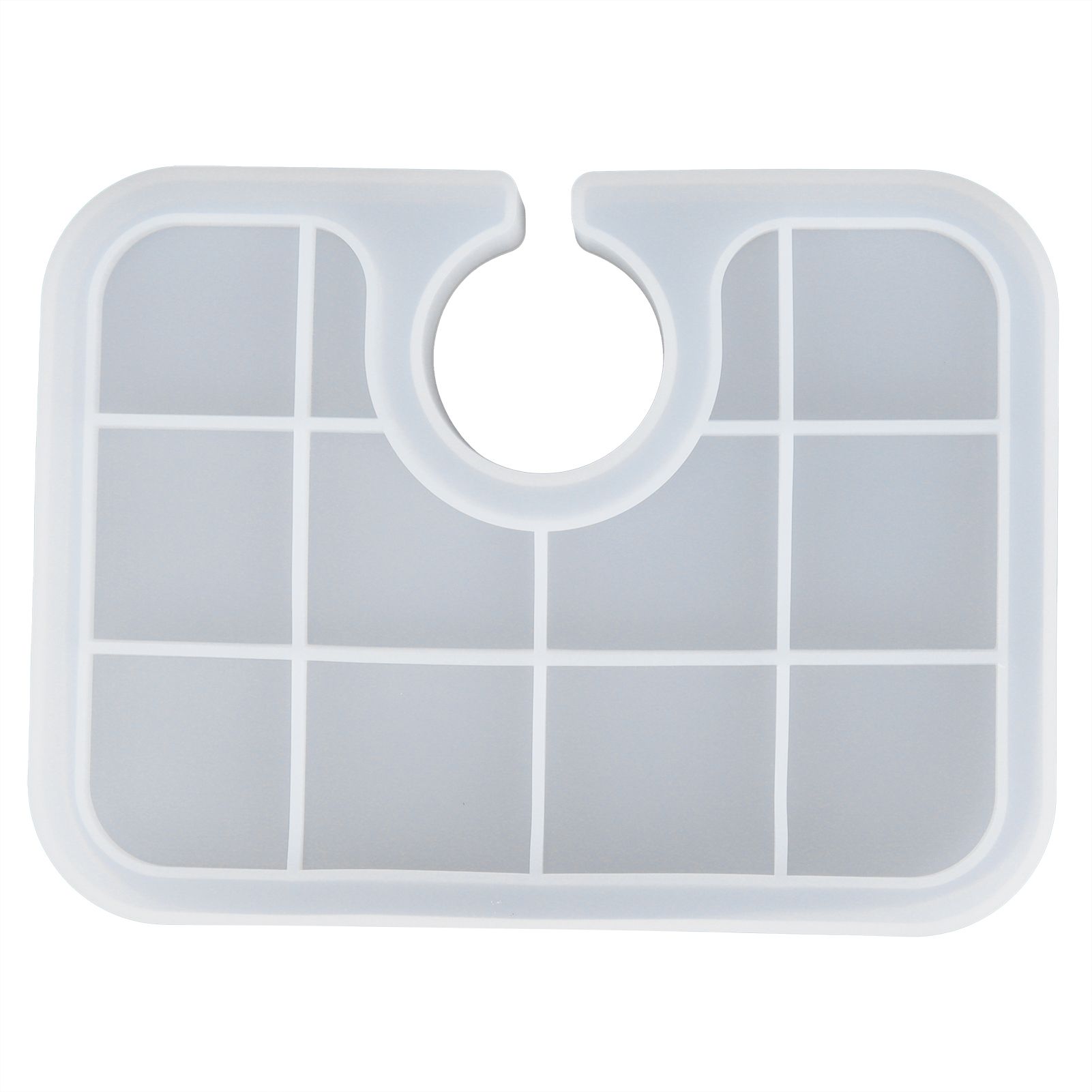 Silicone Mold Translucent Epoxy Resin Drop Glue Tray Tool for DIY Baking