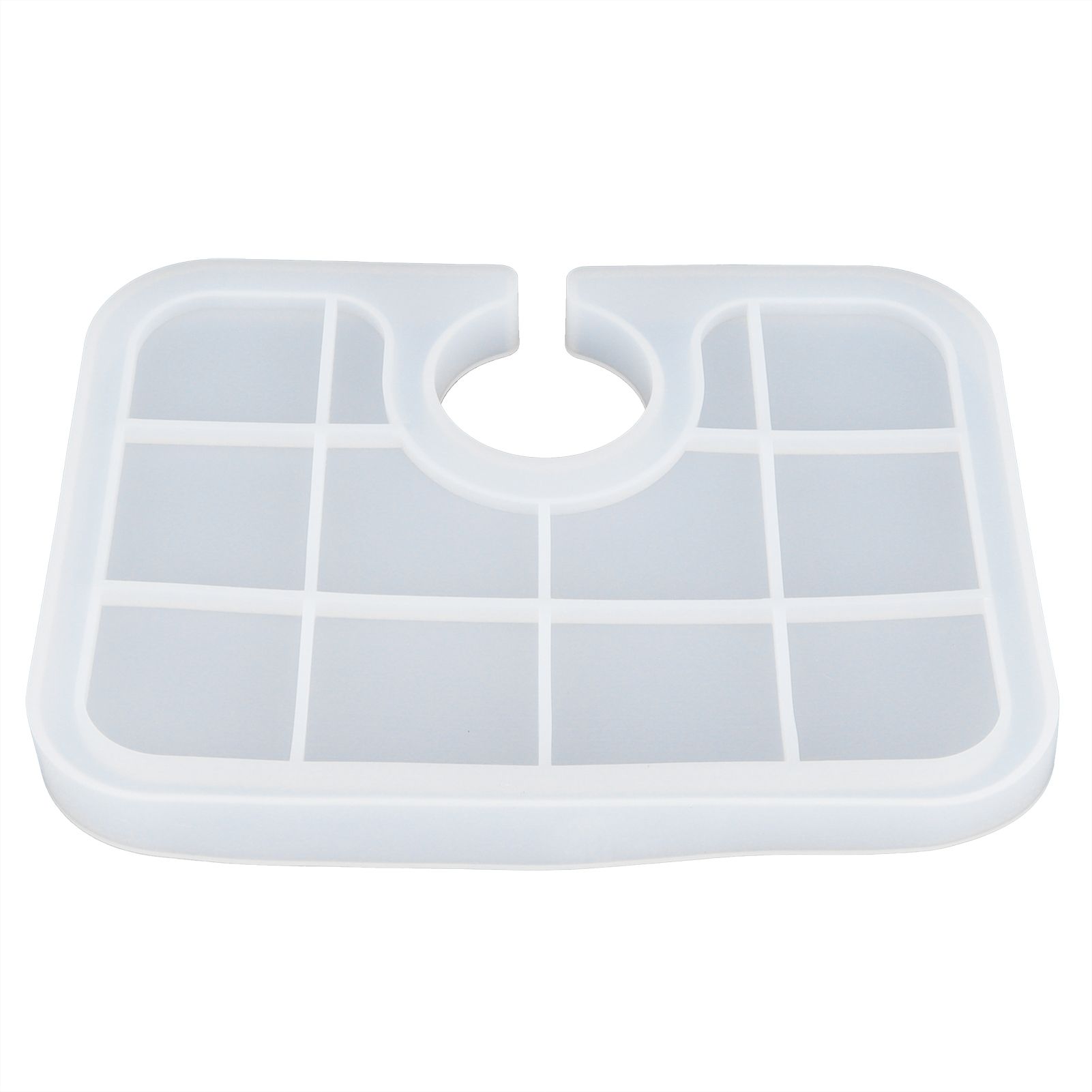 Silicone Mold Translucent Epoxy Resin Drop Glue Tray Tool for DIY Baking view 2