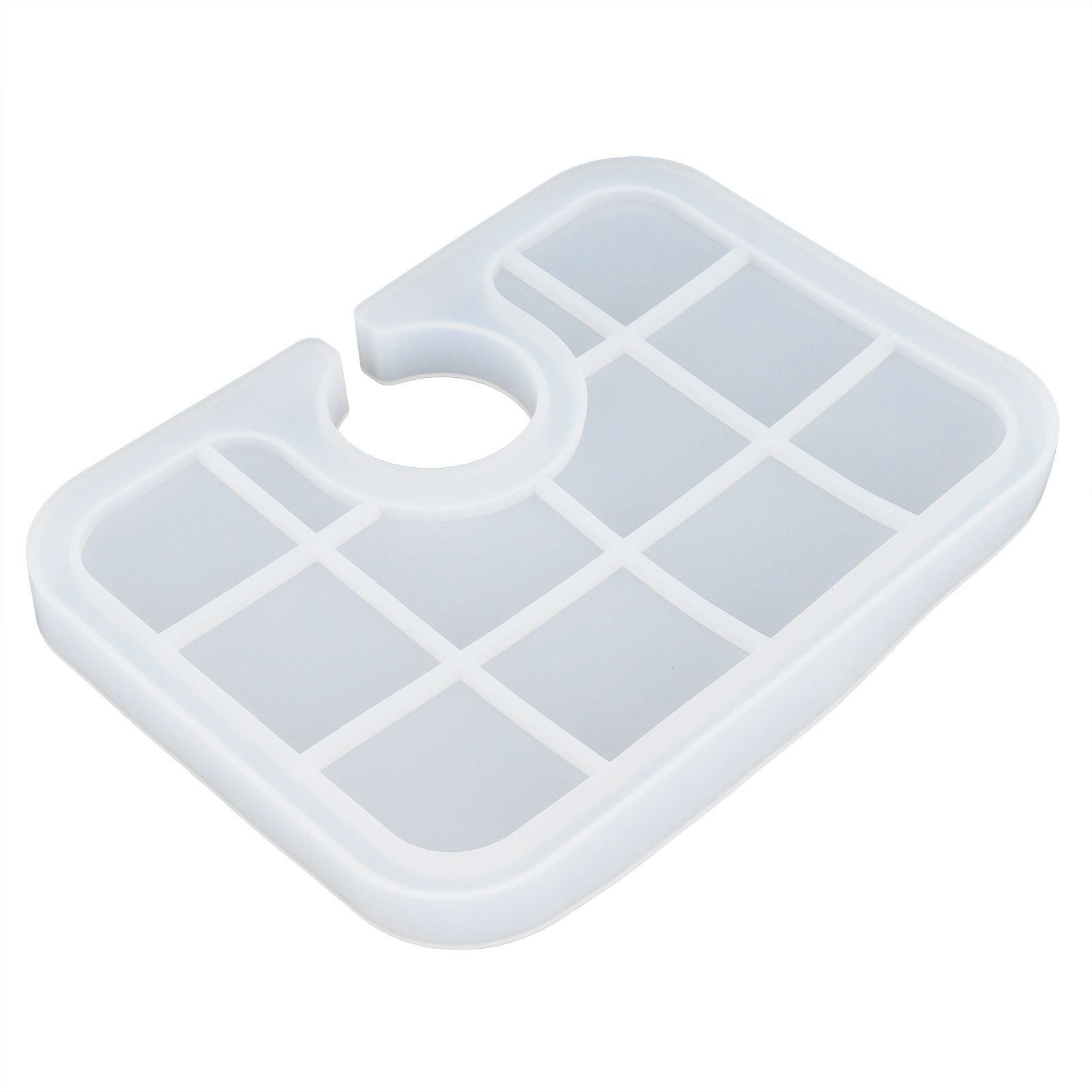 Silicone Mold Translucent Epoxy Resin Drop Glue Tray Tool for DIY Baking view 3