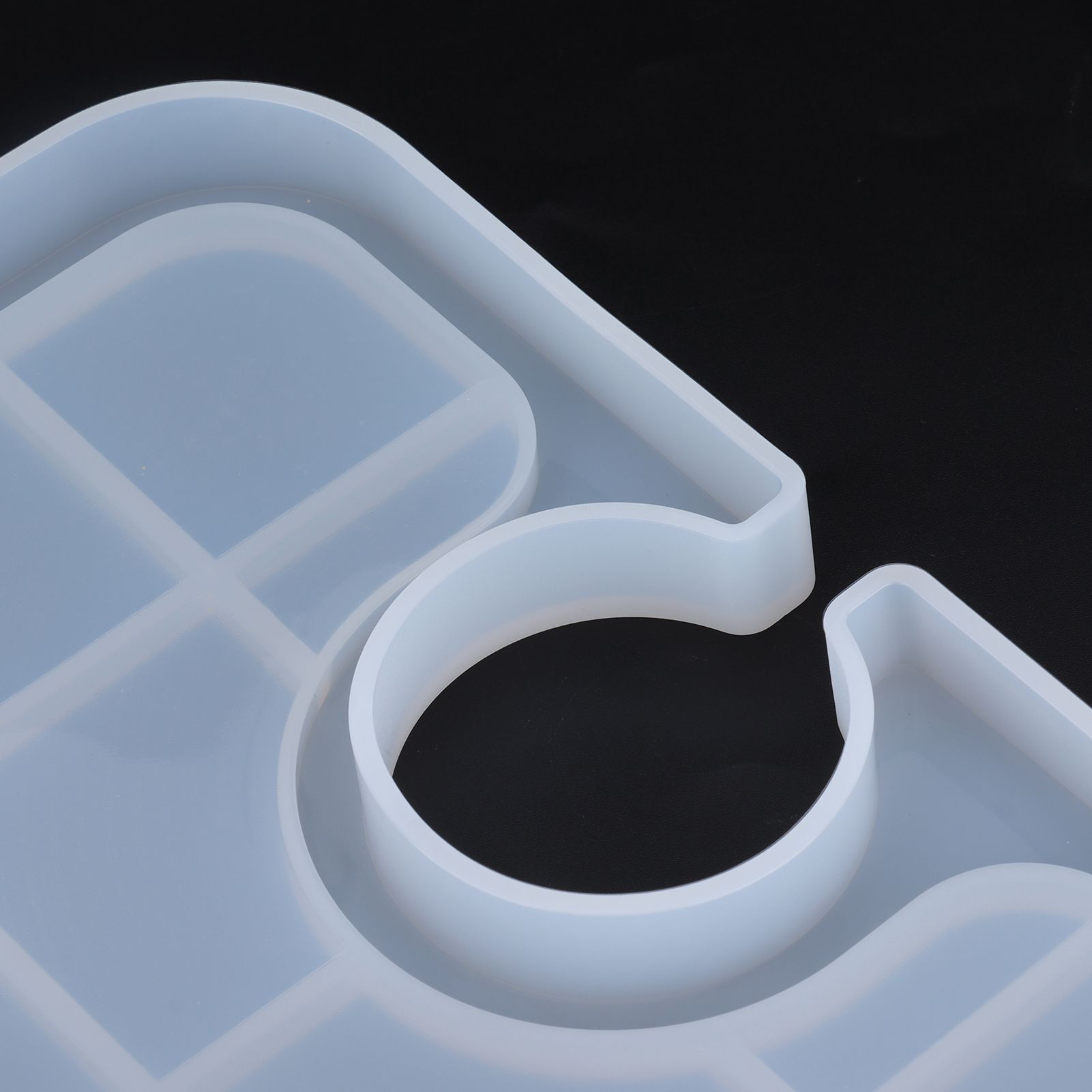 Silicone Mold Translucent Epoxy Resin Drop Glue Tray Tool for DIY Baking view 15