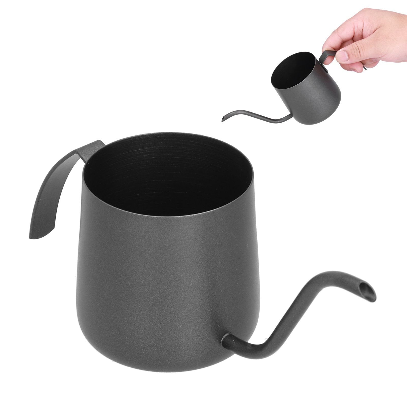 304 Stainless Steel PTFE Gooseneck Kettle with Inner Scale Pour Over Coffee view 8