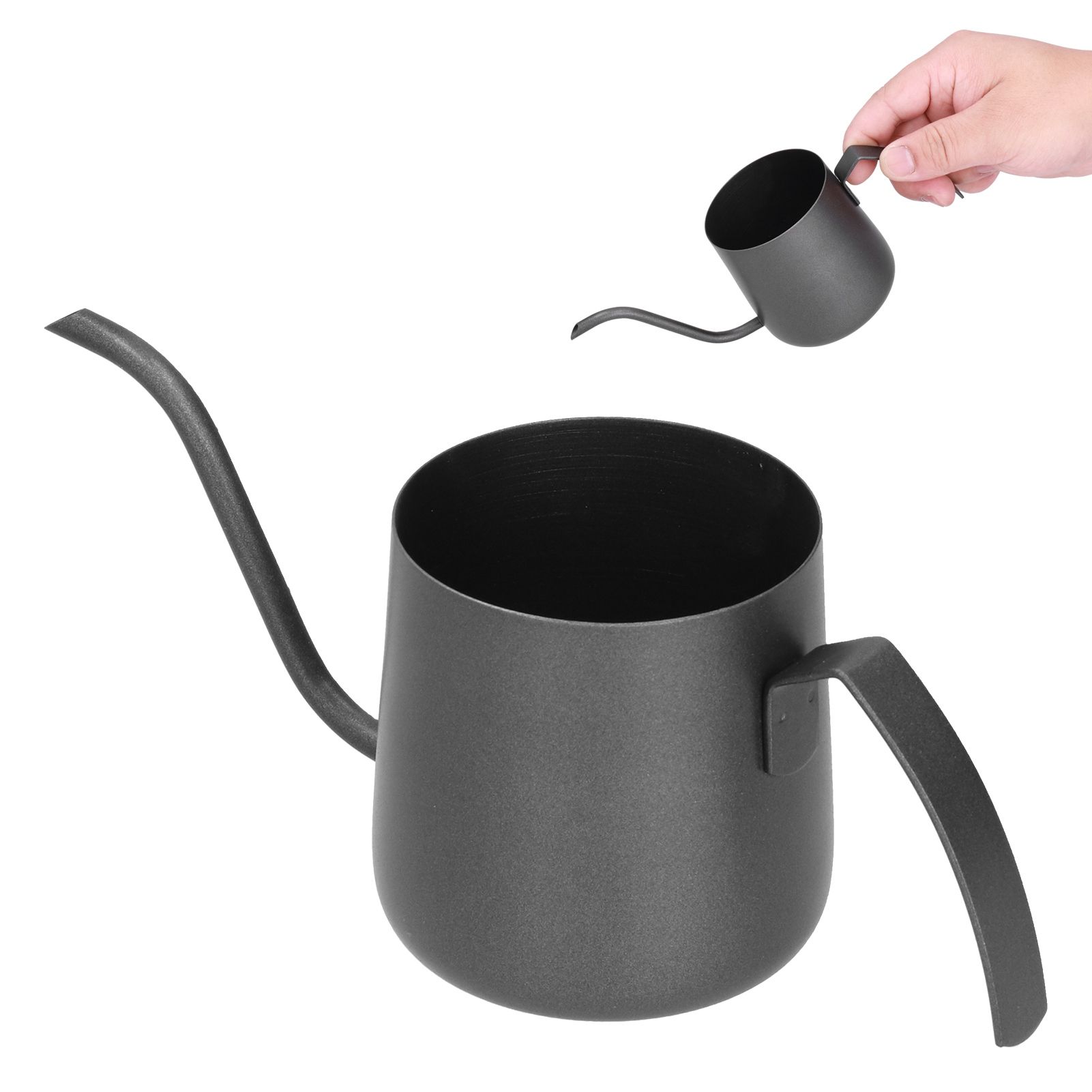 304 Stainless Steel PTFE Gooseneck Kettle with Inner Scale Pour Over Coffee view 9