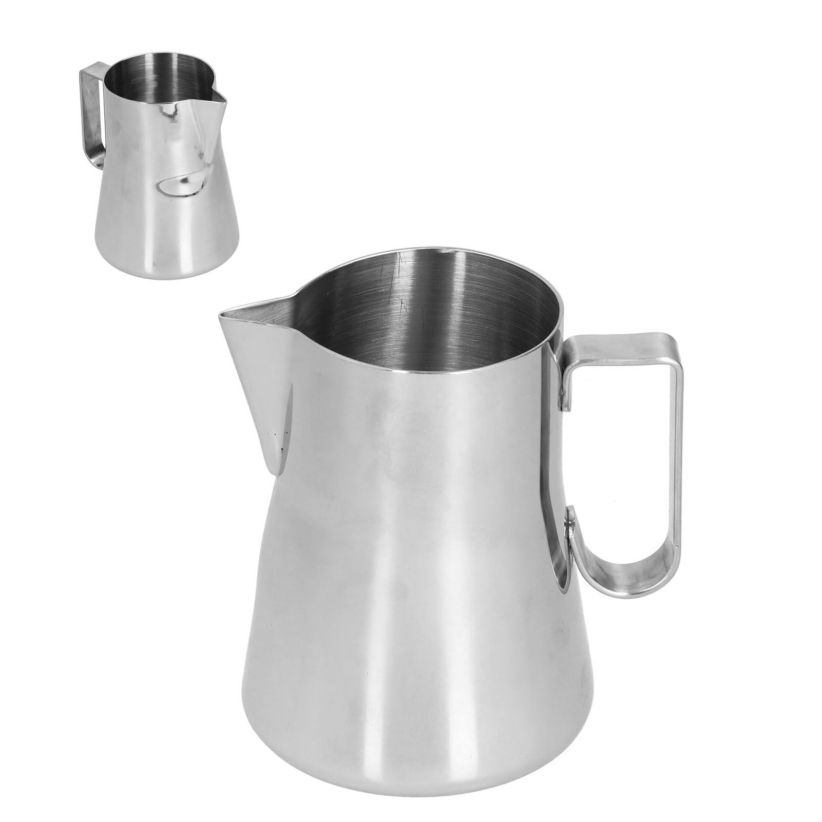 Stainless Steel Milk Frothing Pitcher Comfortable Unique Beautiful Fancy view 9