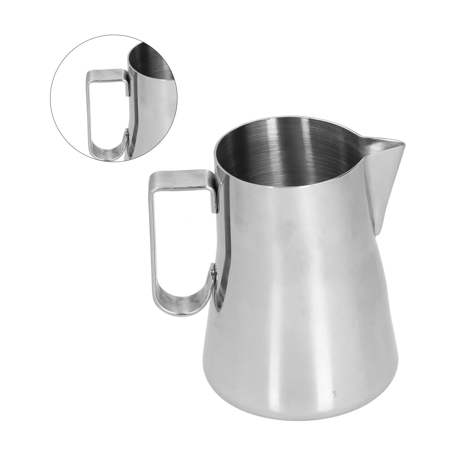Stainless Steel Milk Frothing Pitcher Comfortable Unique Beautiful Fancy view 10