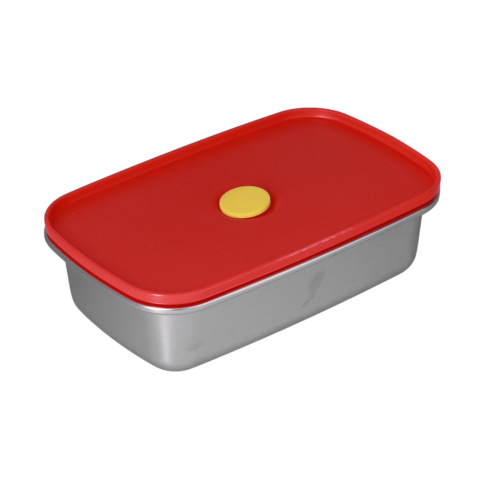 Lunch Box Red Non Pollution Good Sealing Lightweight Easily Clean Bento Box view 3
