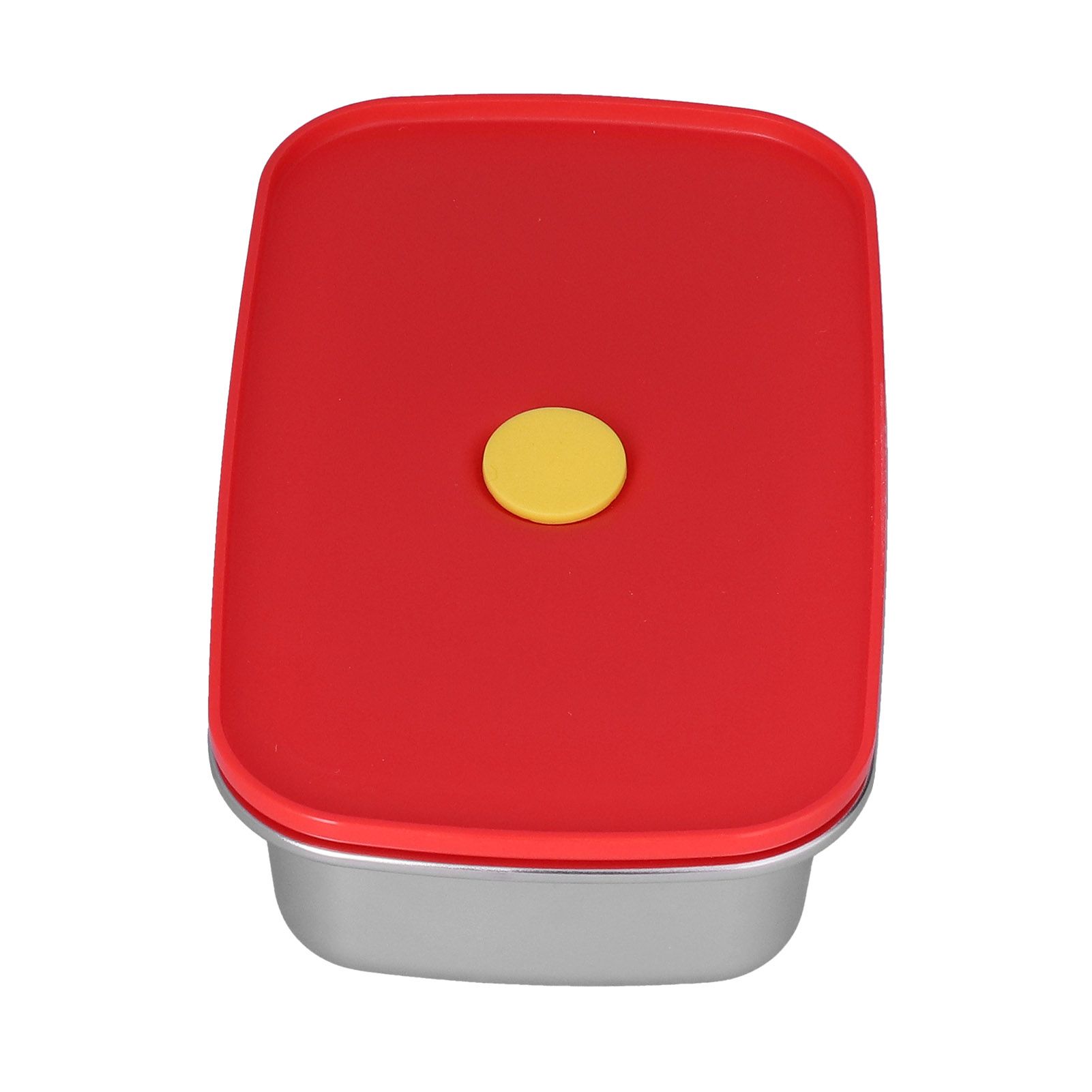 Lunch Box Red Non Pollution Good Sealing Lightweight Easily Clean Bento Box view 5