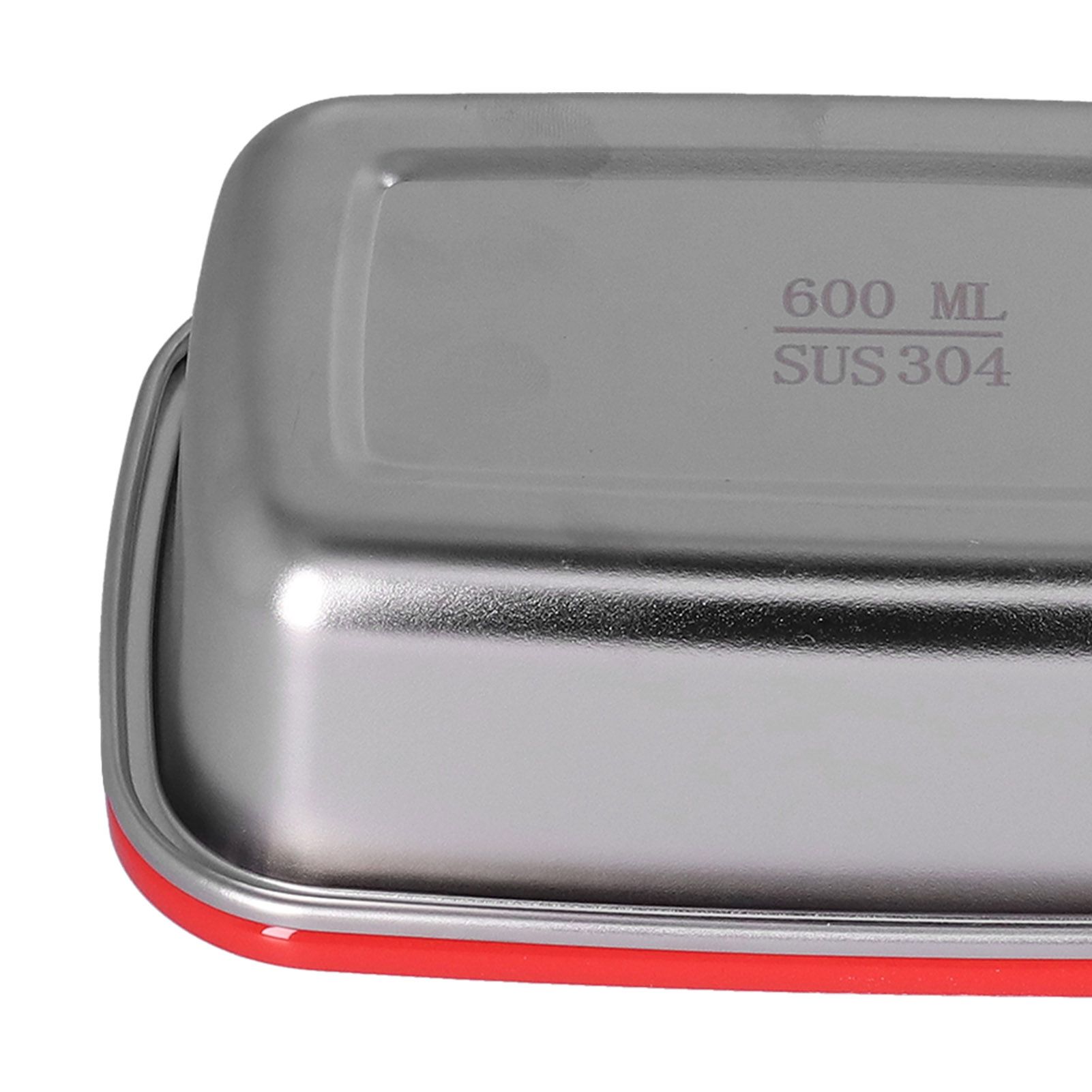 Lunch Box Red Non Pollution Good Sealing Lightweight Easily Clean Bento Box view 13