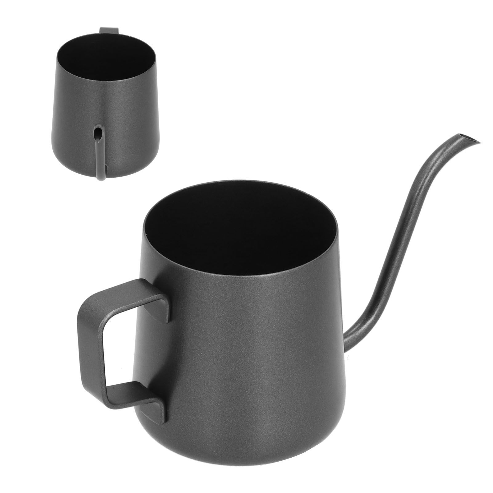 250ml Stainless Steel Hanging Ear Coffee Pot Gooseneck Spout Tea Kettle Pour view 8