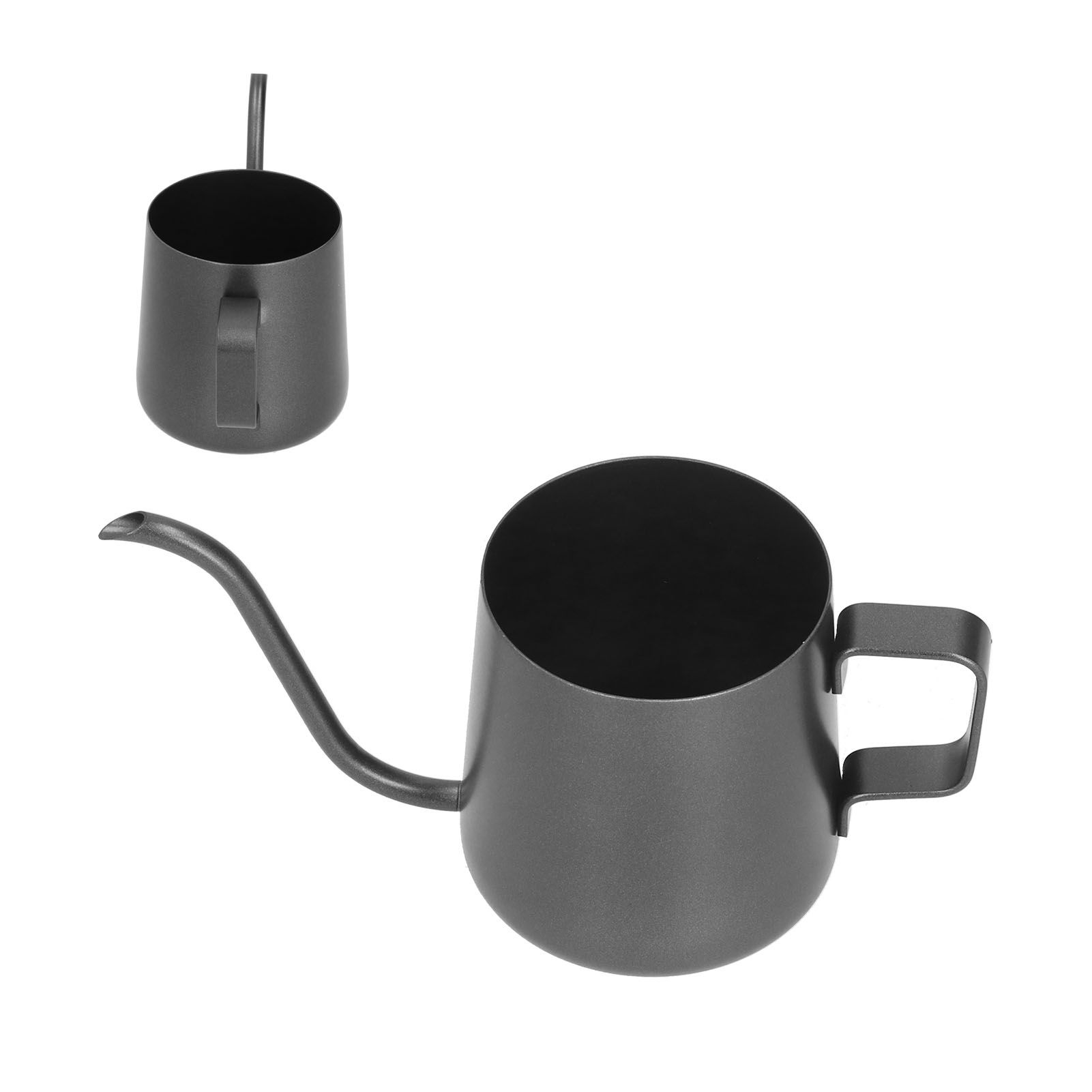 250ml Stainless Steel Hanging Ear Coffee Pot Gooseneck Spout Tea Kettle Pour view 9
