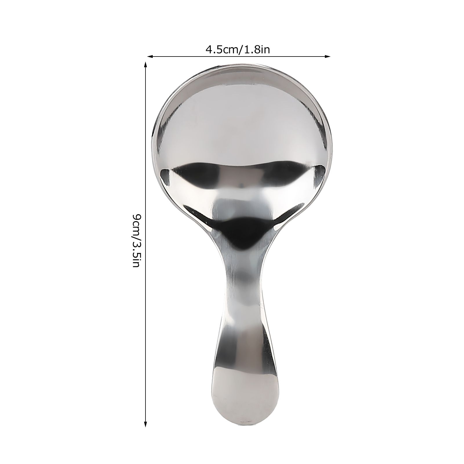 Stainless Steel Scoop Multifunctional Short Handle Ice Cream Sugar Tea Salt view 13