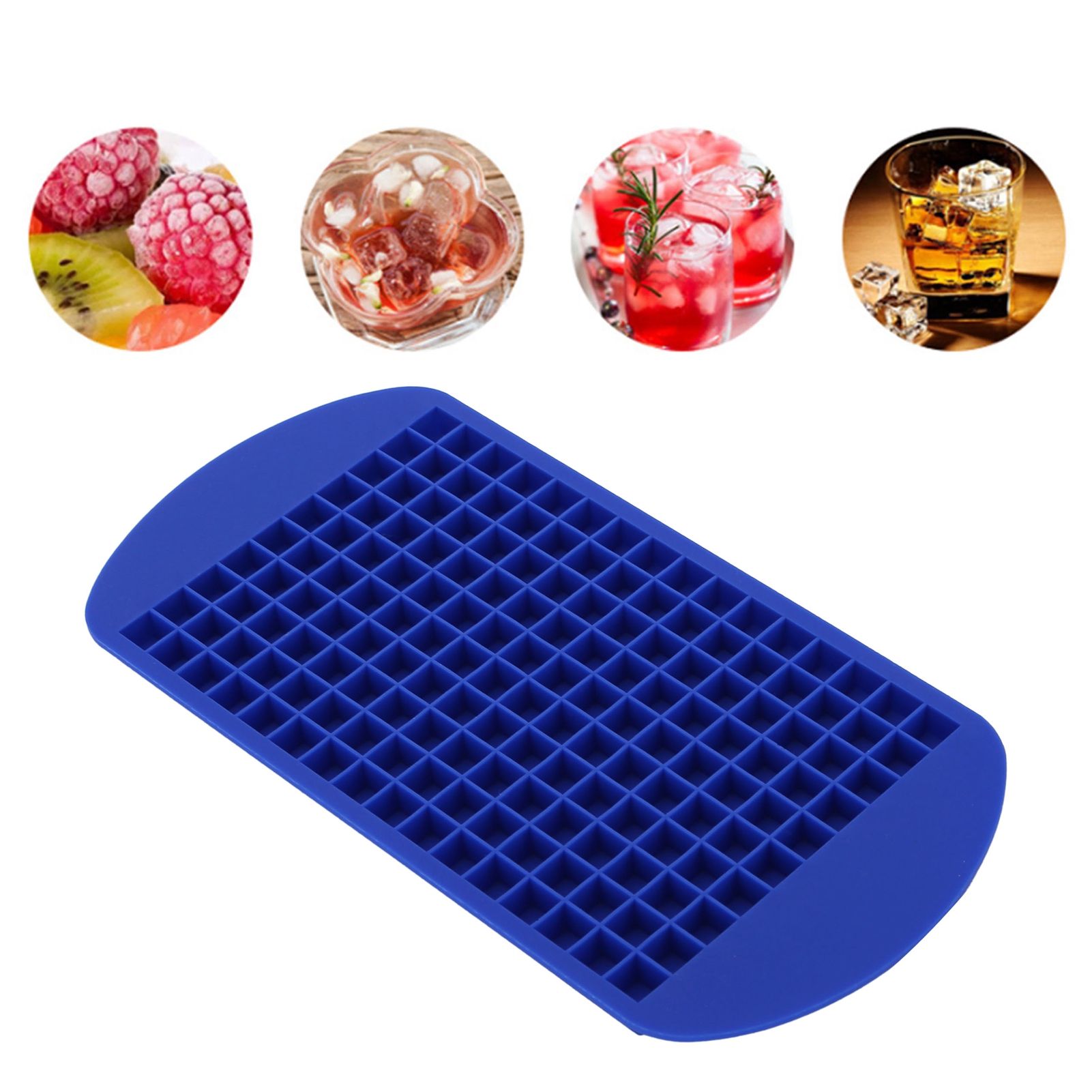 160 Grid Ice Tray Square Flexible Silicone High Temperature Resistant Mini Ice view 11
