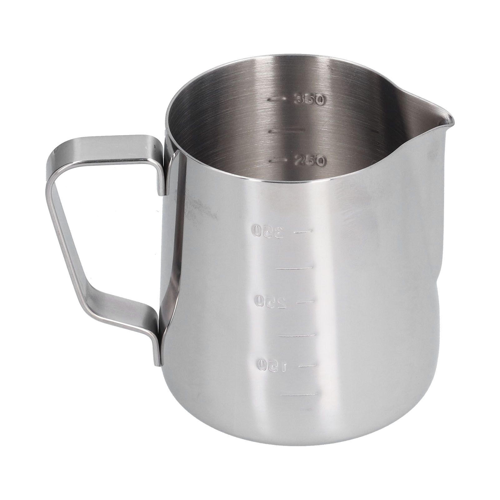 400ml Stainless Steel Frothing Cup Pointed Spout Coffee Art Pitcher Milk