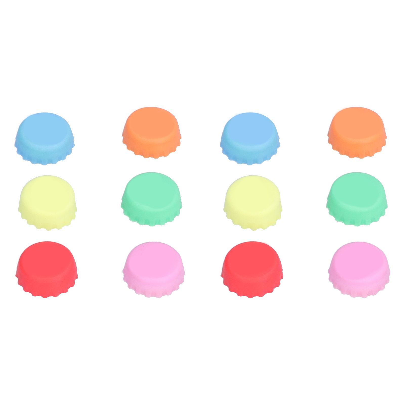 Silicone Beer Bottle Caps Reusable Round Glass Bottle Stopper Kitchen Gadgets view 2