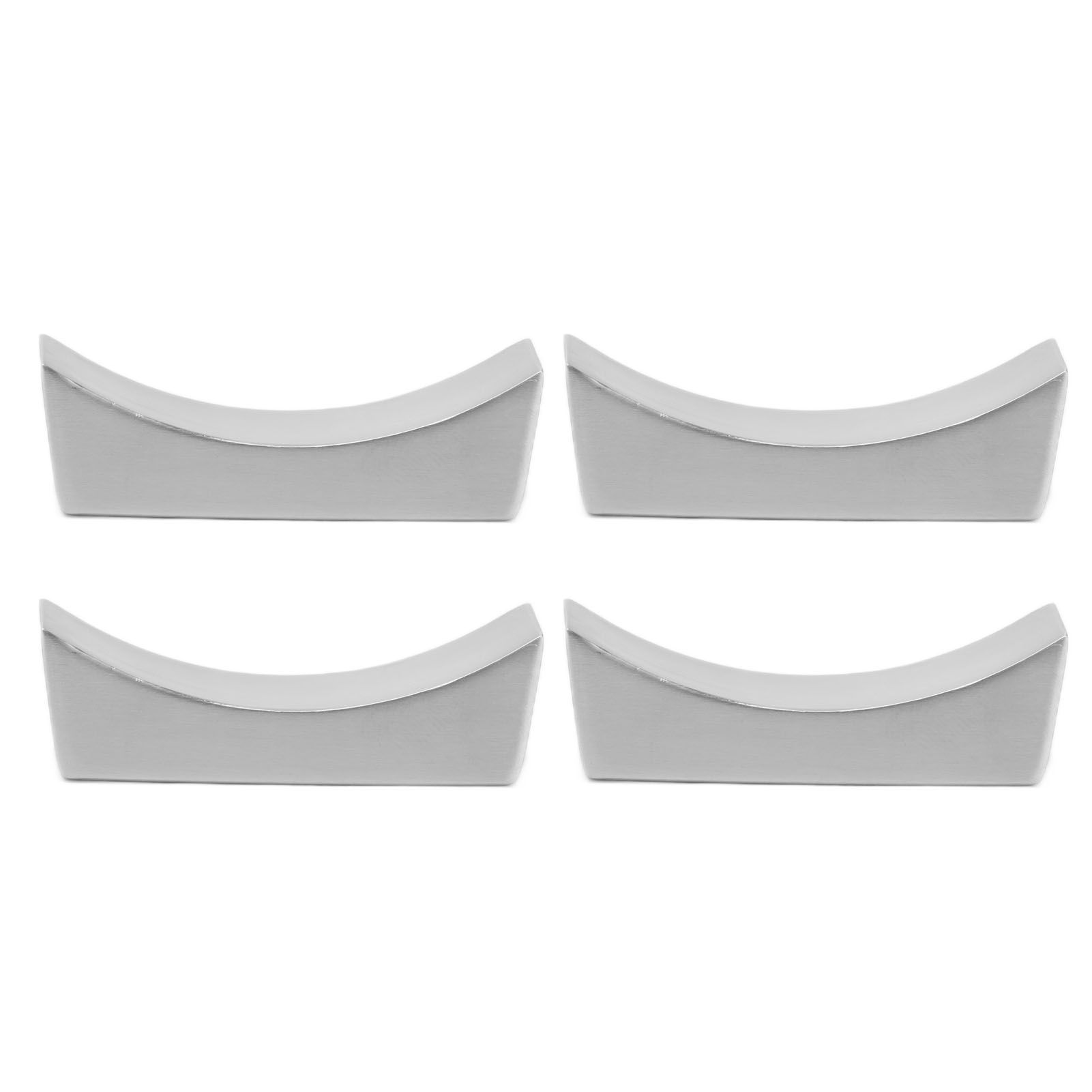 4Pcs Stainless Steel Chopstick Rest Boat Shape Chopstick Spoon Knife Fork