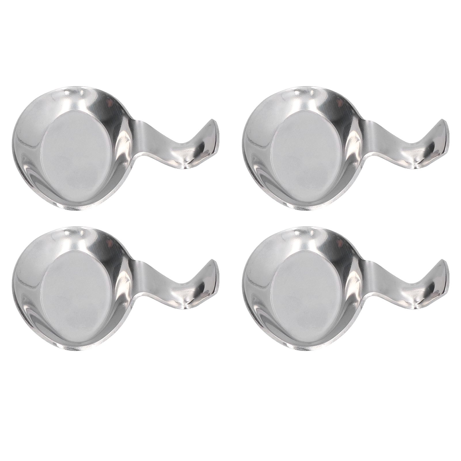 4Pcs Spoon Holder Stainless Steel 2 Purpose Compact Durable Chopsticks Rest view 2