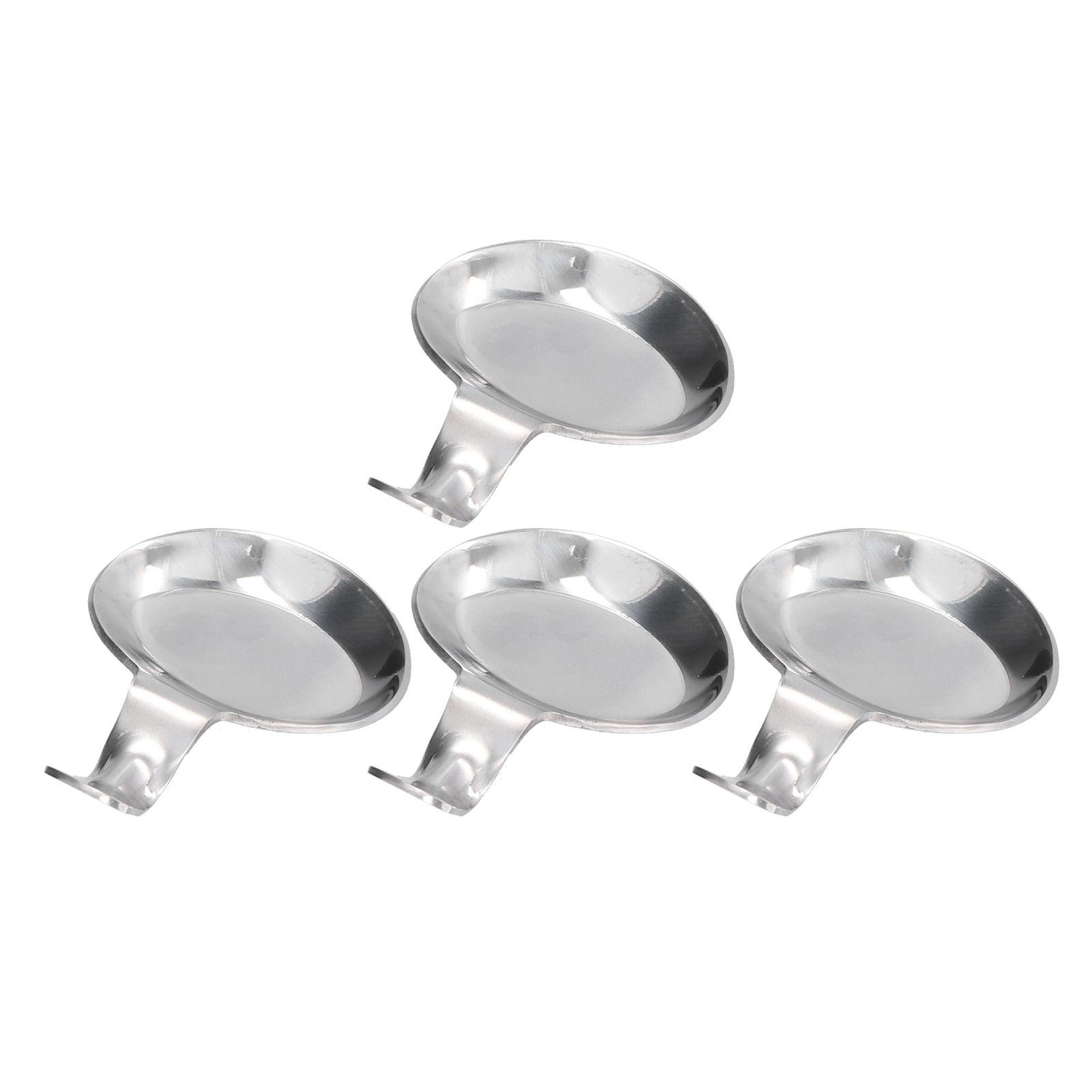 4Pcs Spoon Holder Stainless Steel 2 Purpose Compact Durable Chopsticks Rest view 3