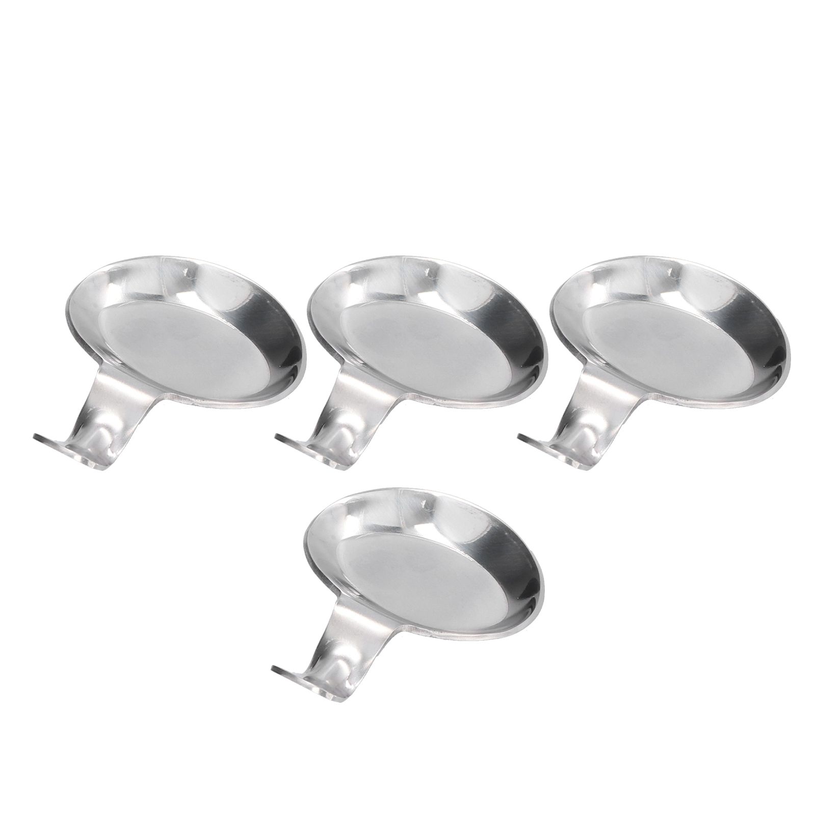 4Pcs Spoon Holder Stainless Steel 2 Purpose Compact Durable Chopsticks Rest view 5
