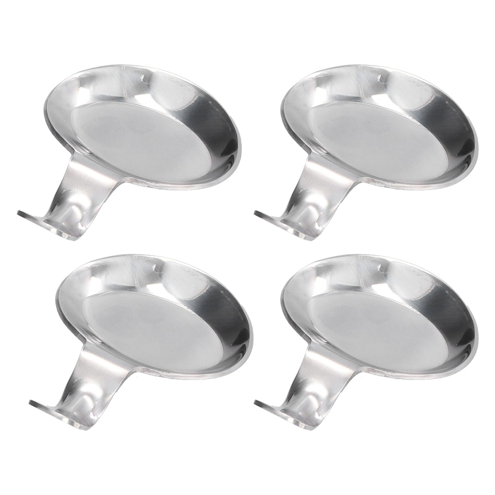 4Pcs Spoon Holder Stainless Steel 2 Purpose Compact Durable Chopsticks Rest view 6
