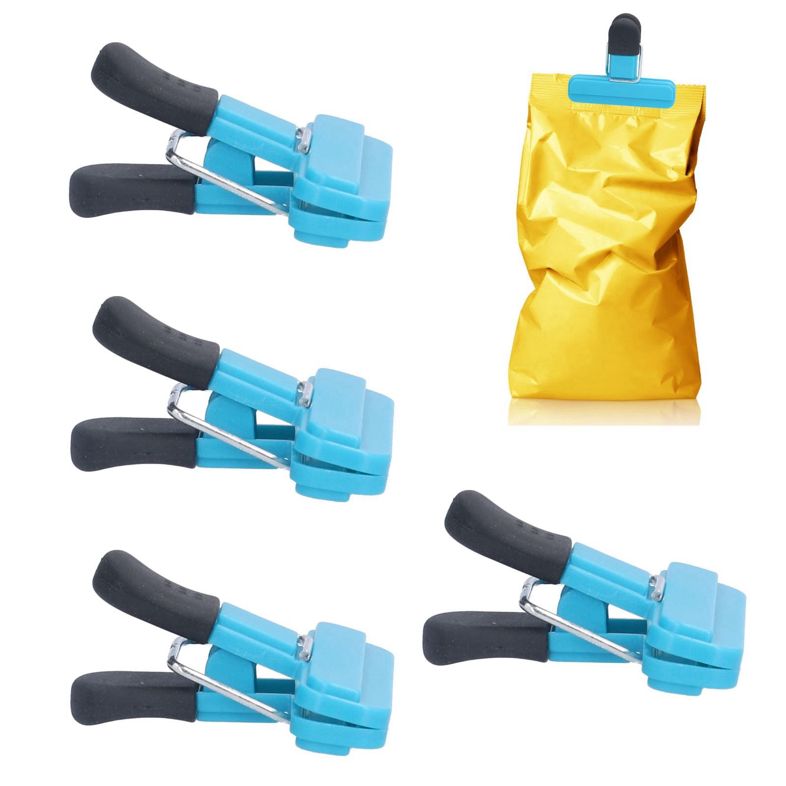 10Pcs Food Clip ABS Chip Bag Clip Good Sealing and Multifunction Non Slip Clip view 12
