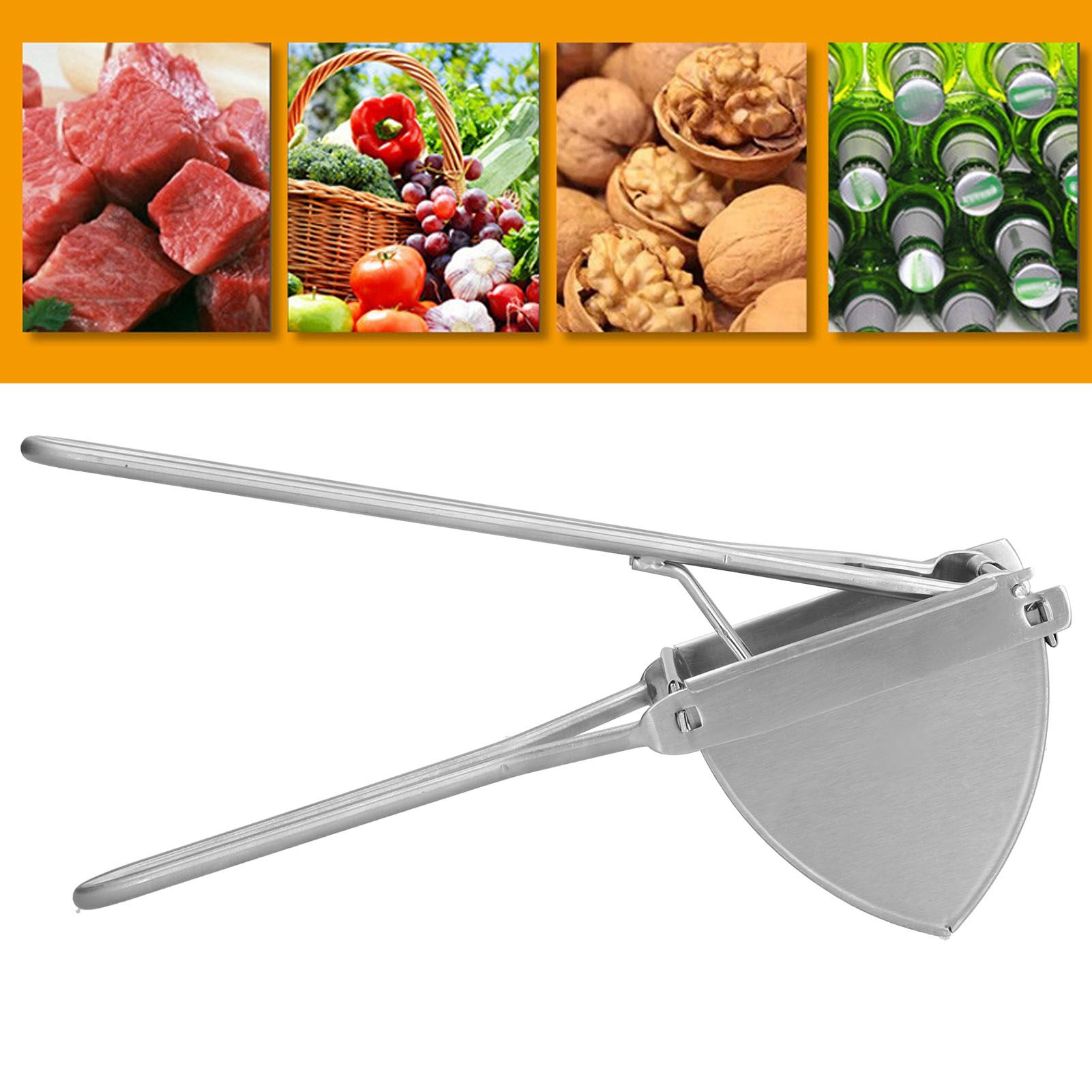 Stainless Steel Manual Potato Presser Ricer Crusher Fruit Lemon Squeezer for view 12
