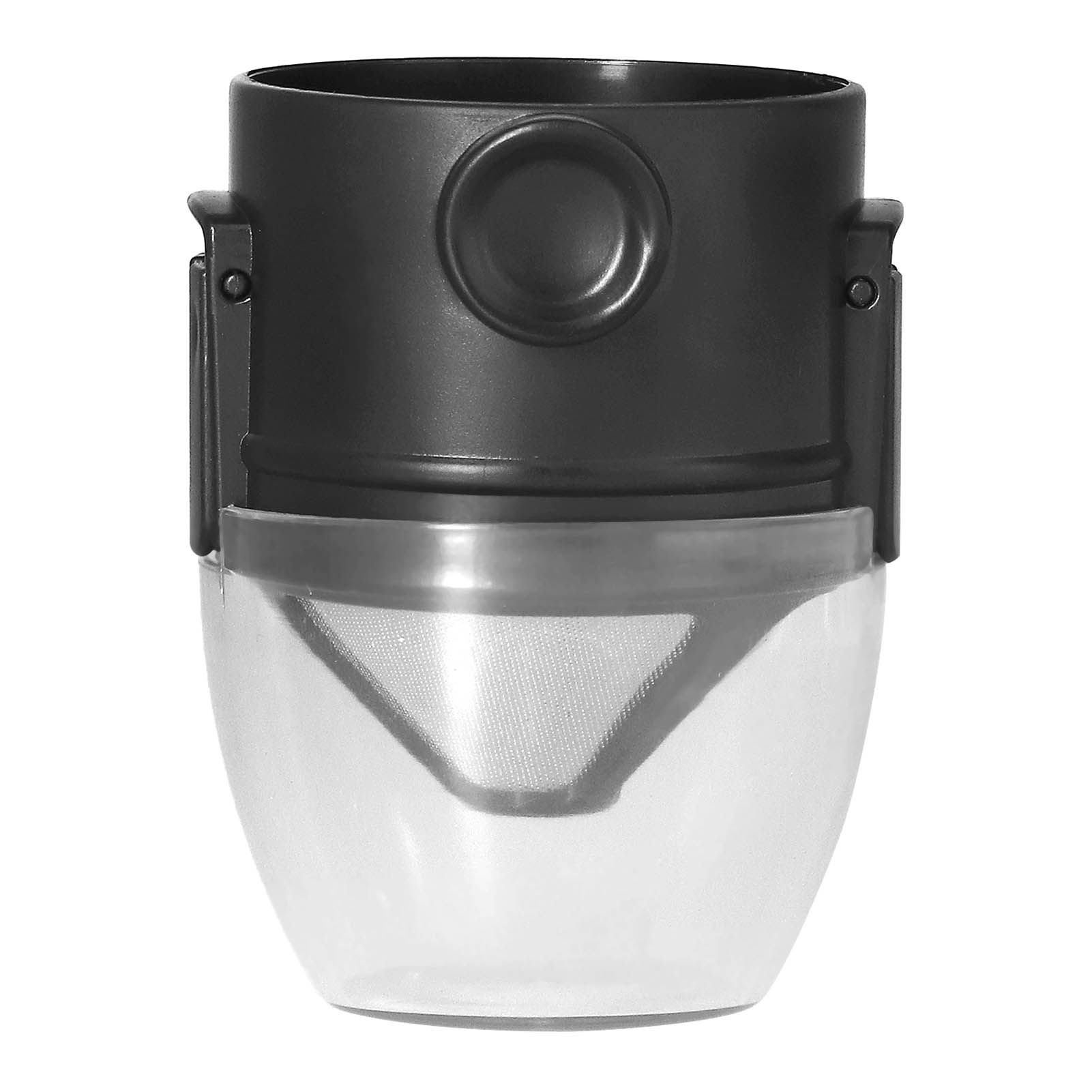 304 Stainless Steel Coffee Filter with Transparent Plastic PP Cup Portable view 6
