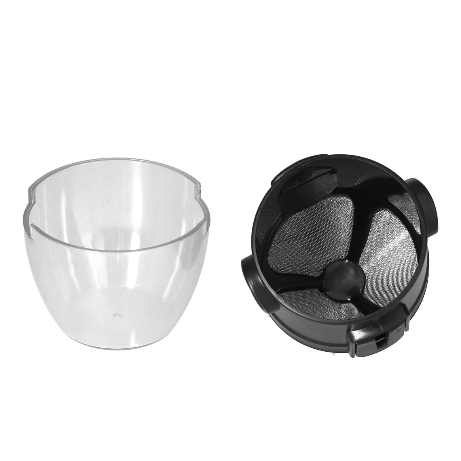 304 Stainless Steel Coffee Filter with Transparent Plastic PP Cup Portable view 13