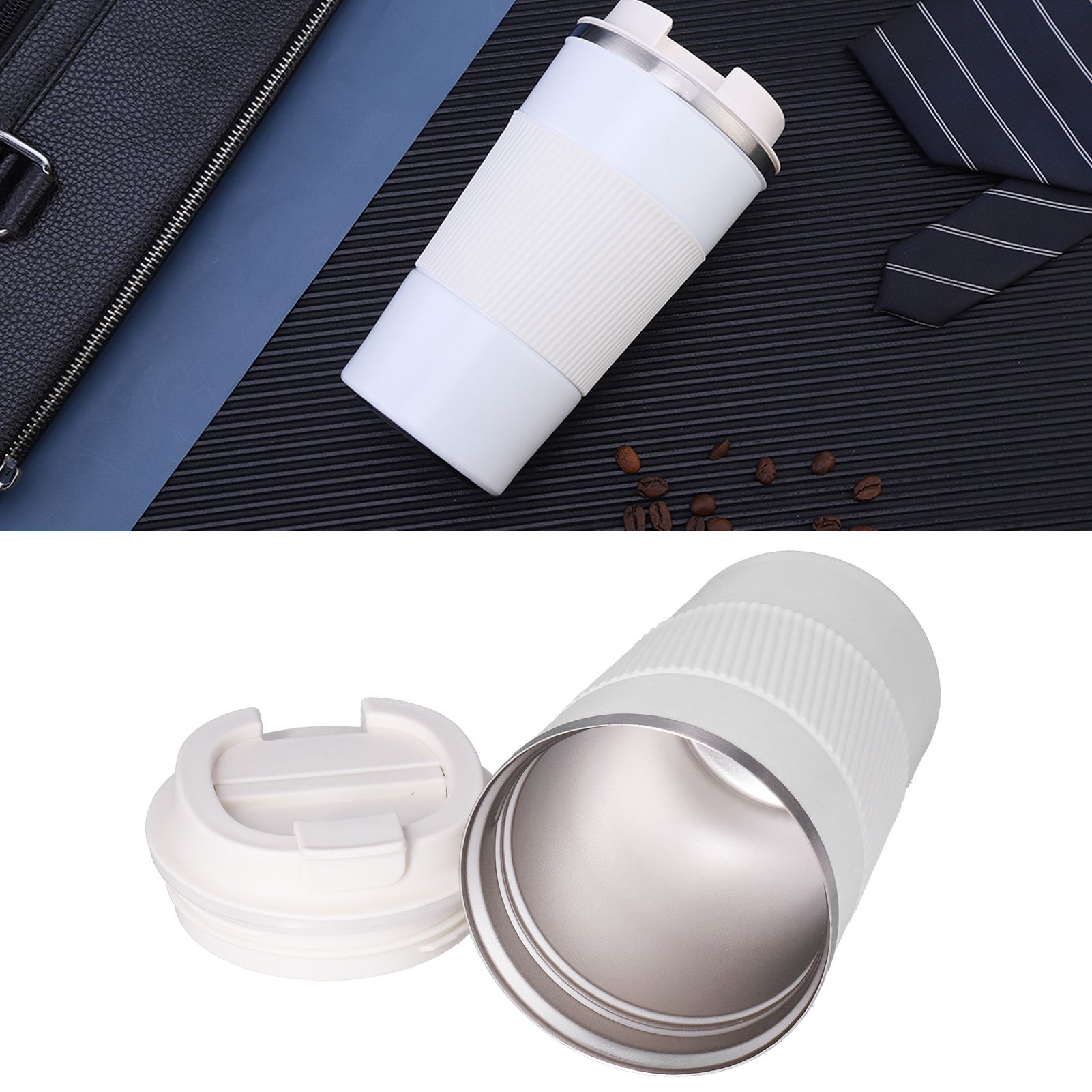 380ML Thermal Travel Mug Insulated Cup Portable Stainless Steel Vacuum Coffee view 11