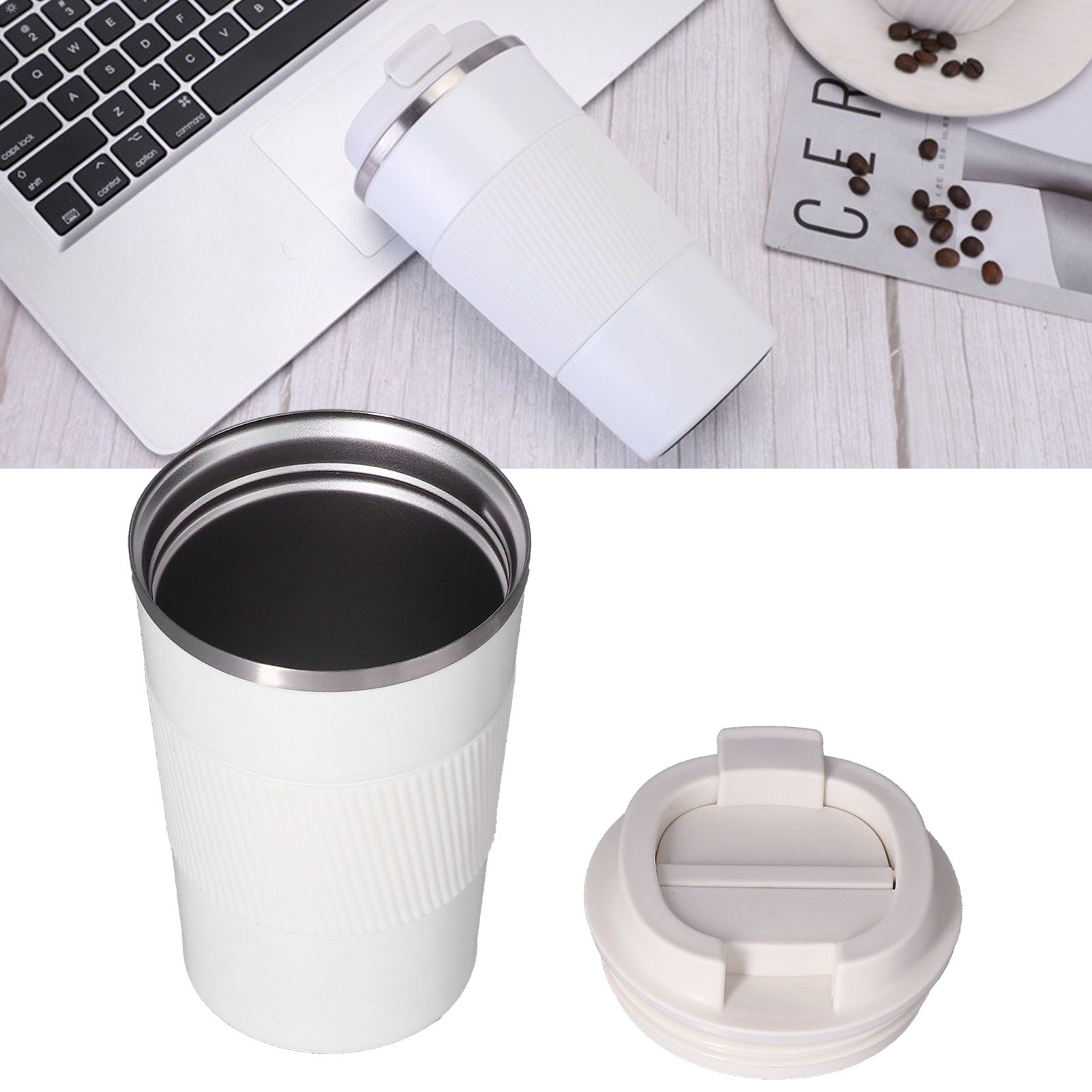380ML Thermal Travel Mug Insulated Cup Portable Stainless Steel Vacuum Coffee view 12