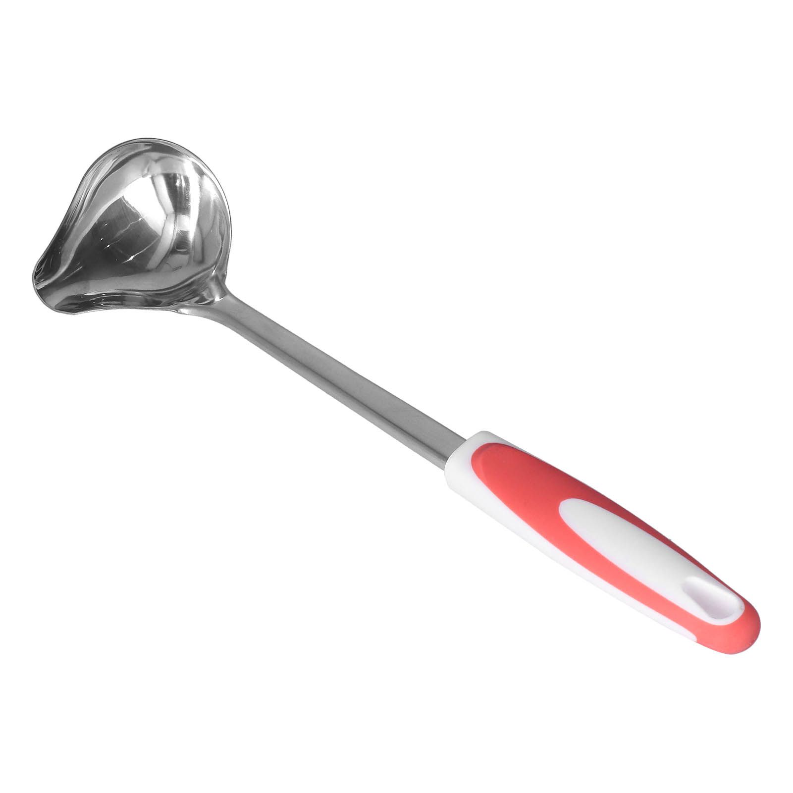 Ladle Spoon Stainless Steel Non Slip Portable Side Mouth Canning Ladle for view 4