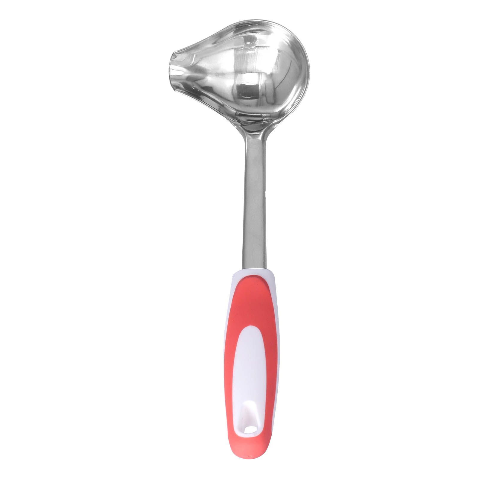 Ladle Spoon Stainless Steel Non Slip Portable Side Mouth Canning Ladle for view 7