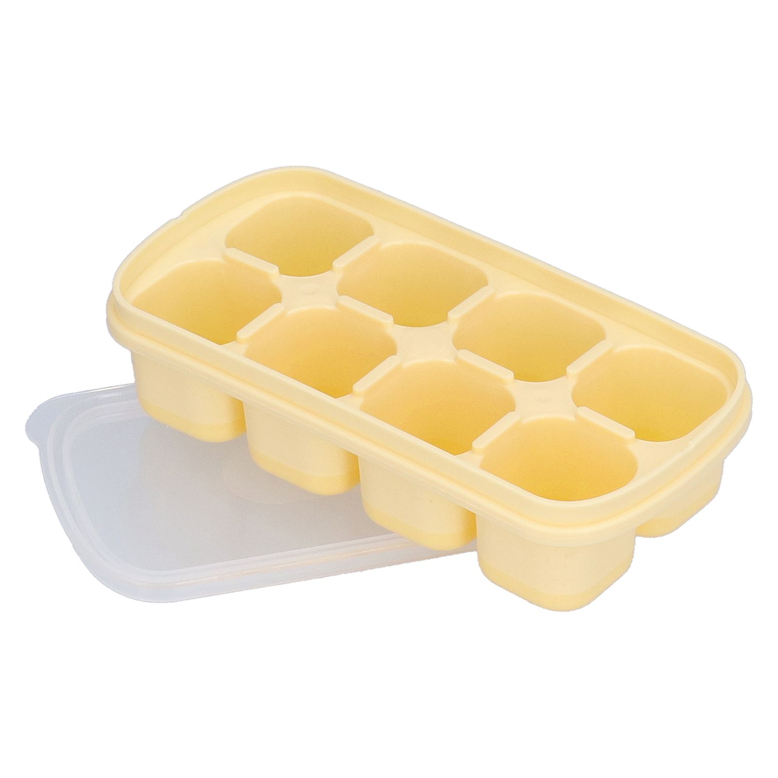 8 Grid Ice Cube Tray with Lid Food Grade Household Ice Cube Mold for Home view 6