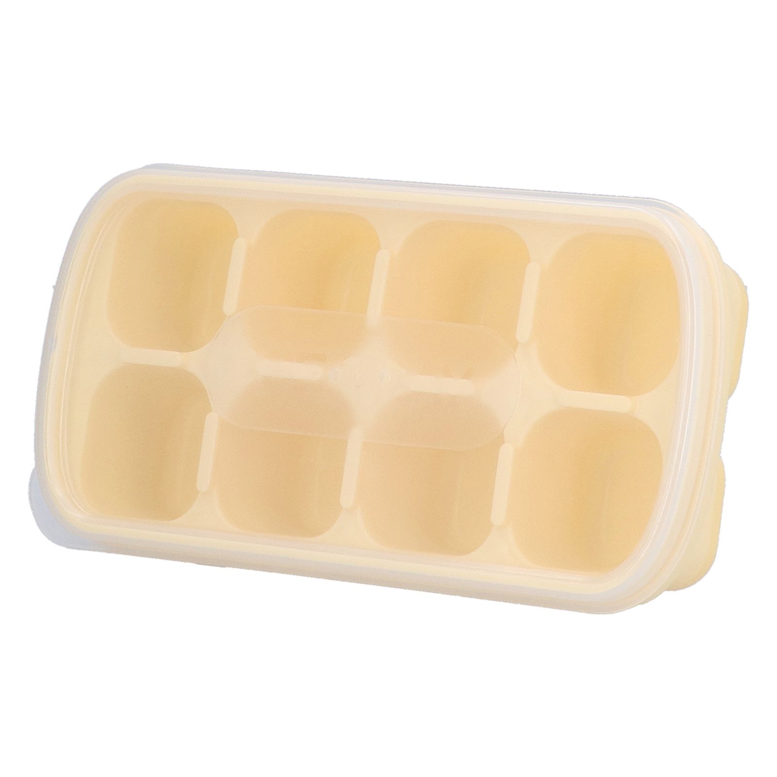 8 Grid Ice Cube Tray with Lid Food Grade Household Ice Cube Mold for Home view 8