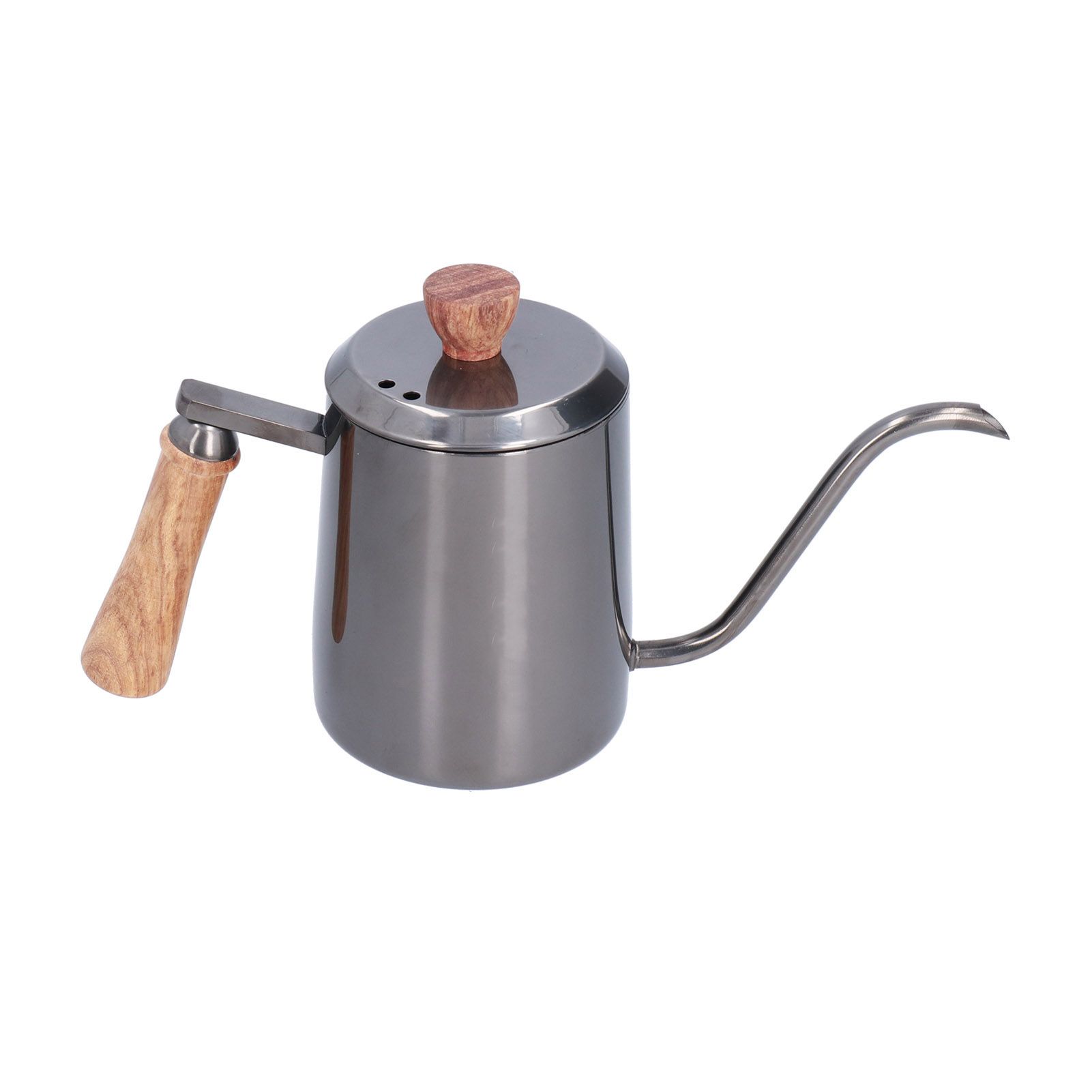 600ml Stainless Steel Manual Coffee Pot Long Narrow Spout Pour Over Kettle