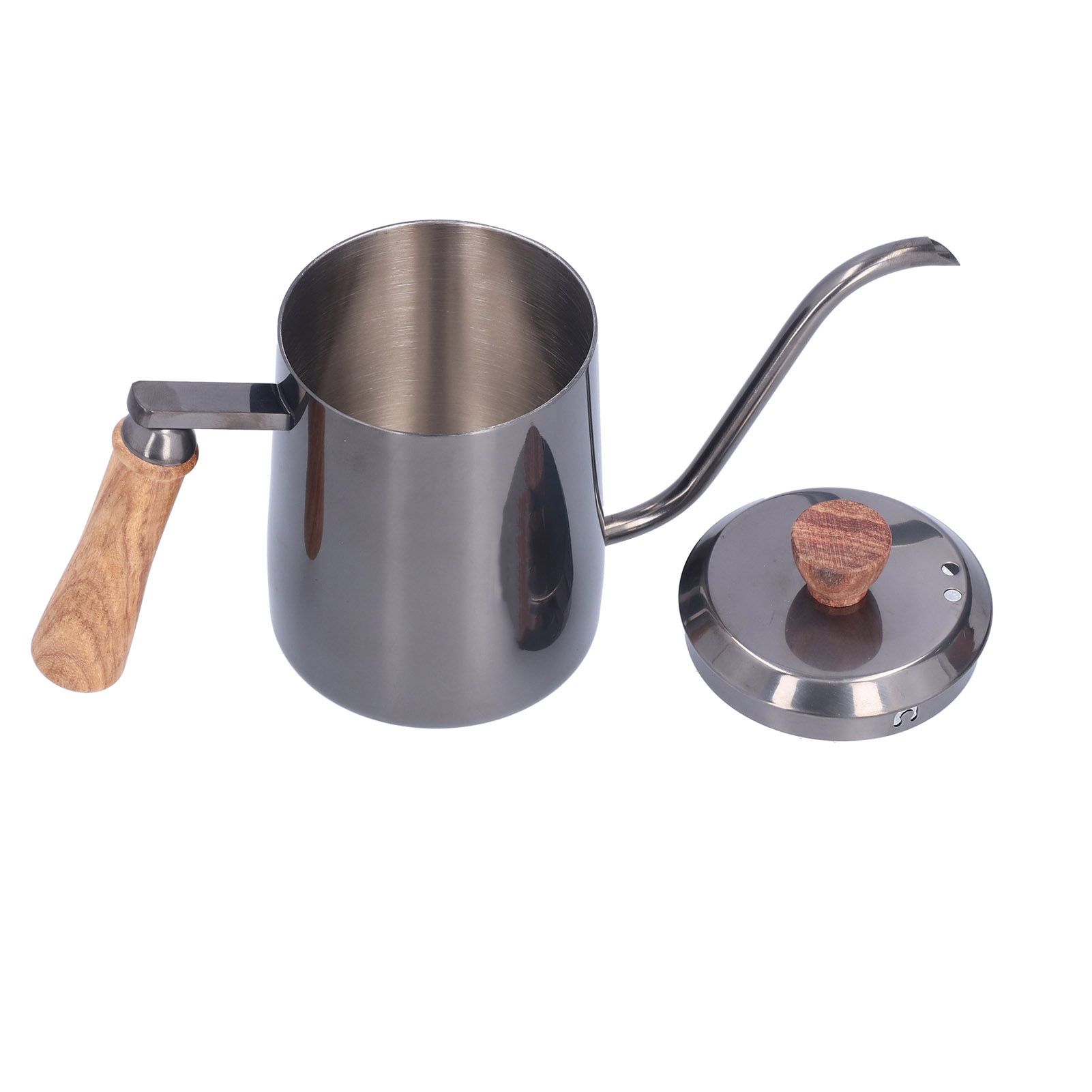 600ml Stainless Steel Manual Coffee Pot Long Narrow Spout Pour Over Kettle view 8