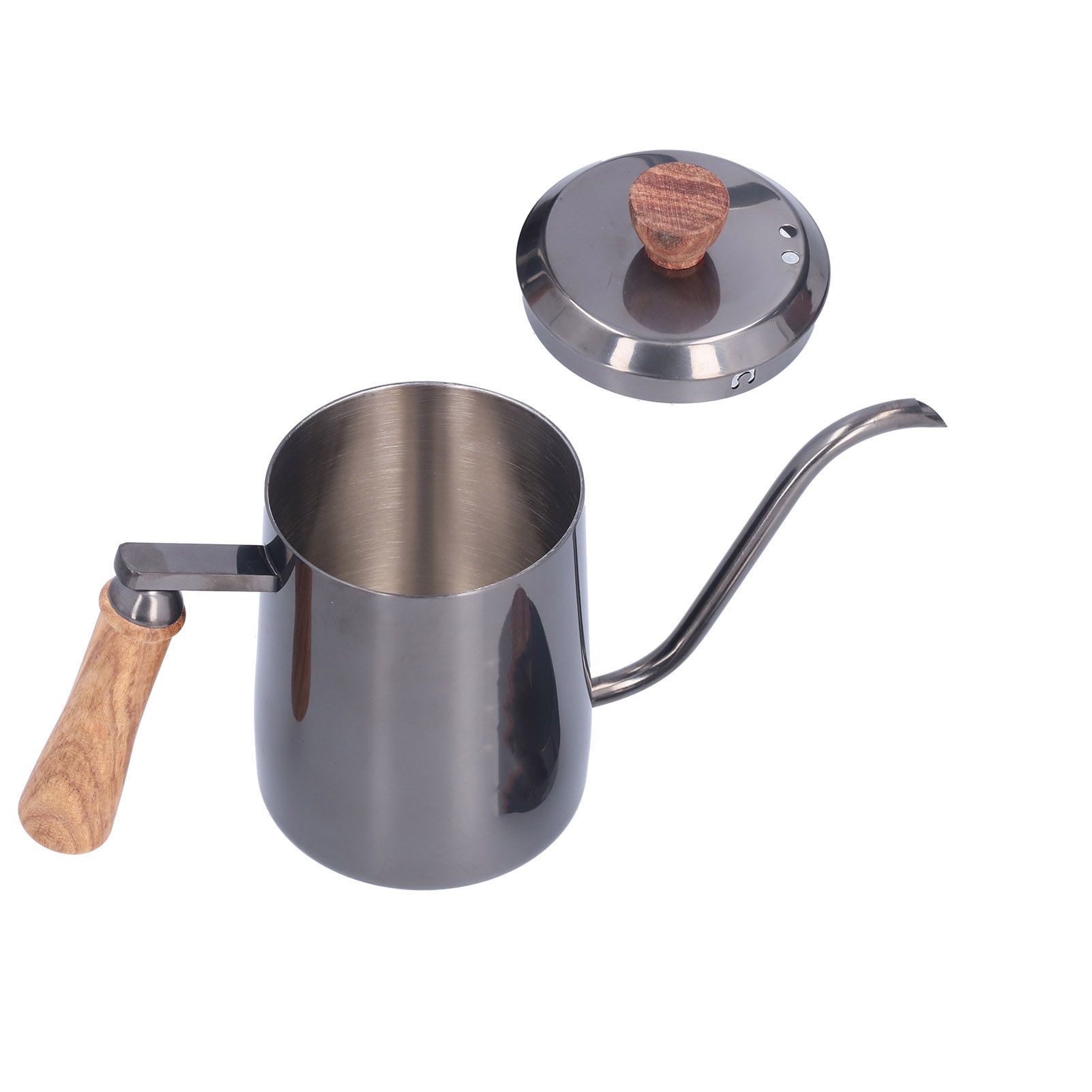 600ml Stainless Steel Manual Coffee Pot Long Narrow Spout Pour Over Kettle view 9