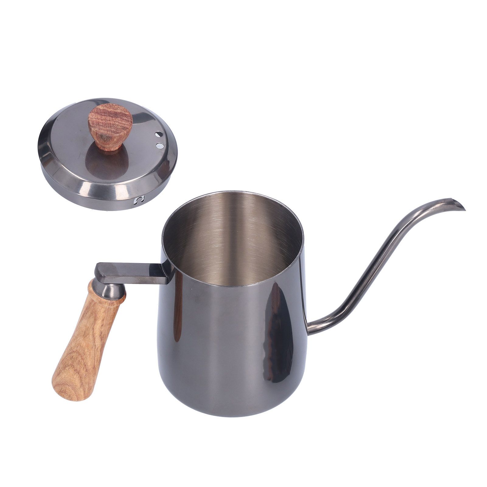 600ml Stainless Steel Manual Coffee Pot Long Narrow Spout Pour Over Kettle view 10