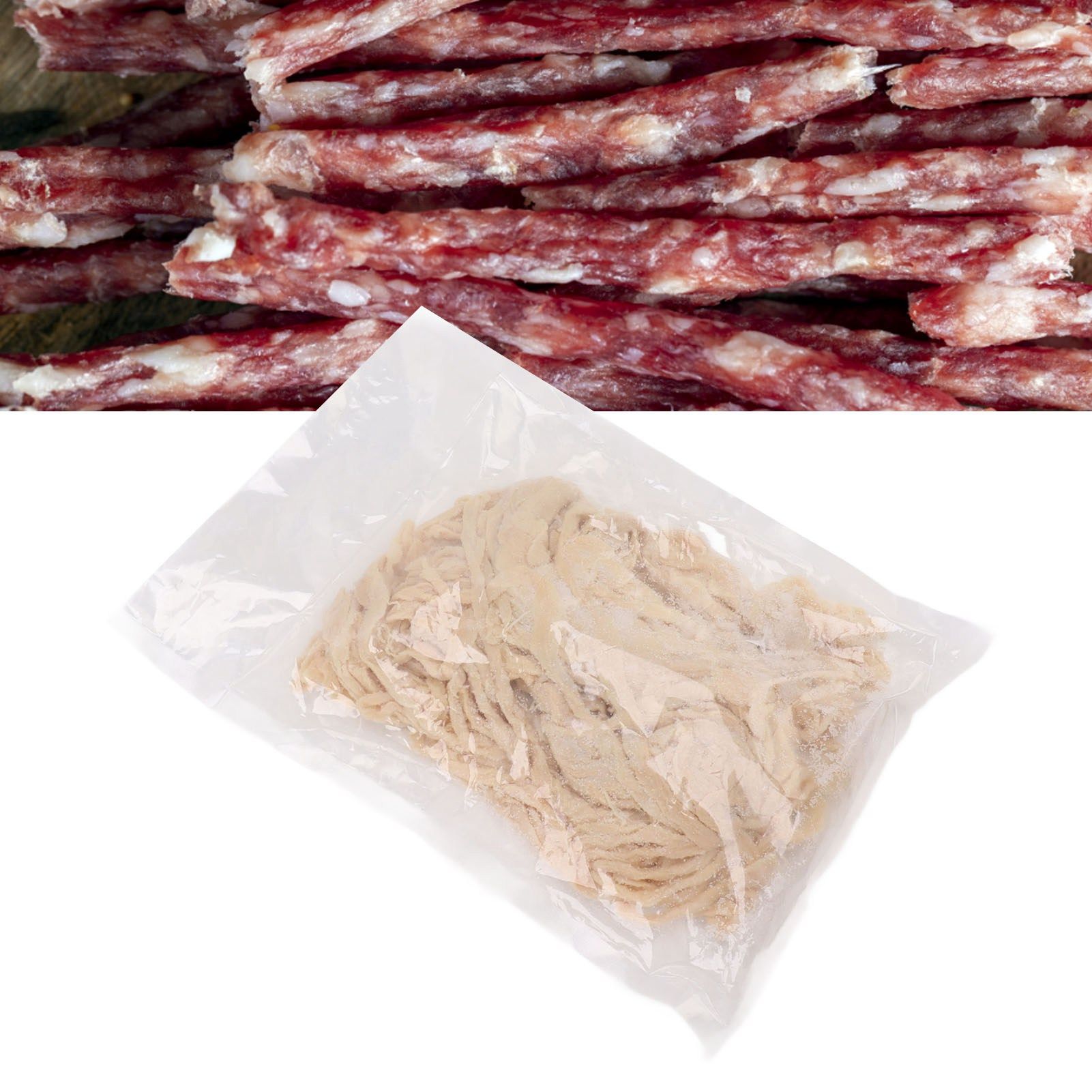 Sausage Casings 5 Way High Toughness Thin Easy To Store Natural Salted Pig view 12