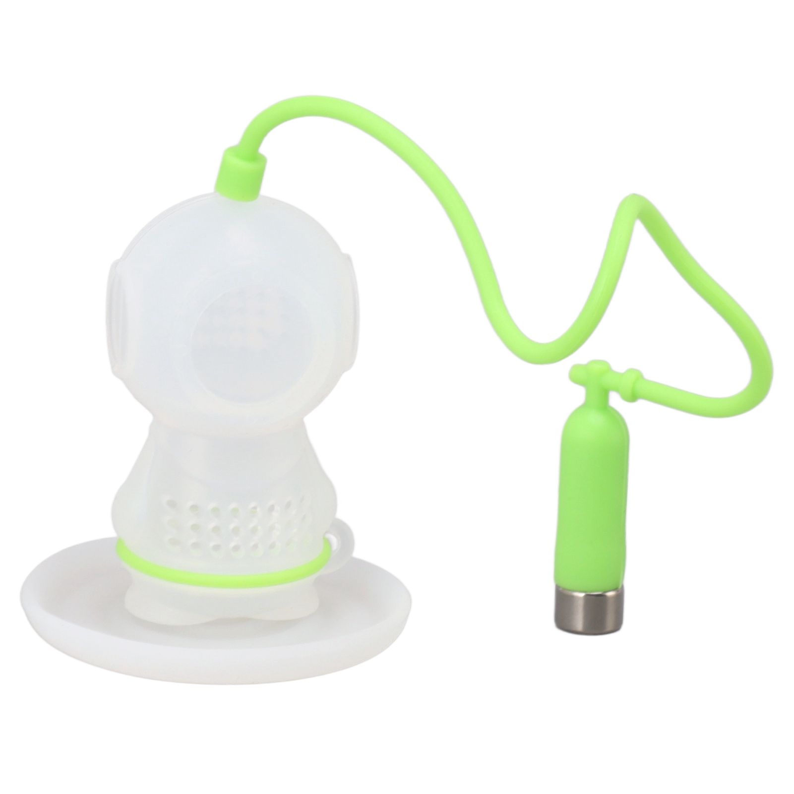 Silicone Tea Infuser Cute Diver Shape Loose Tea Leaf Filter Tea Diffuser view 2