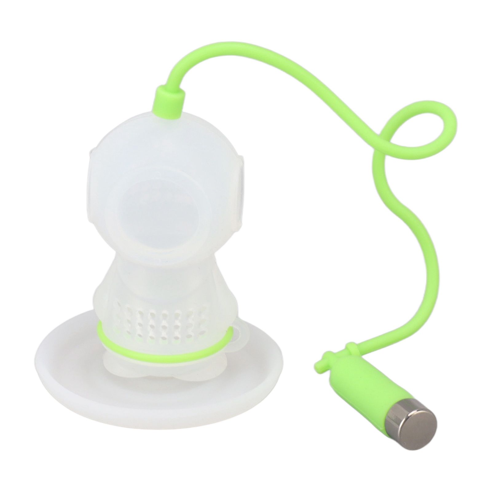 Silicone Tea Infuser Cute Diver Shape Loose Tea Leaf Filter Tea Diffuser view 7