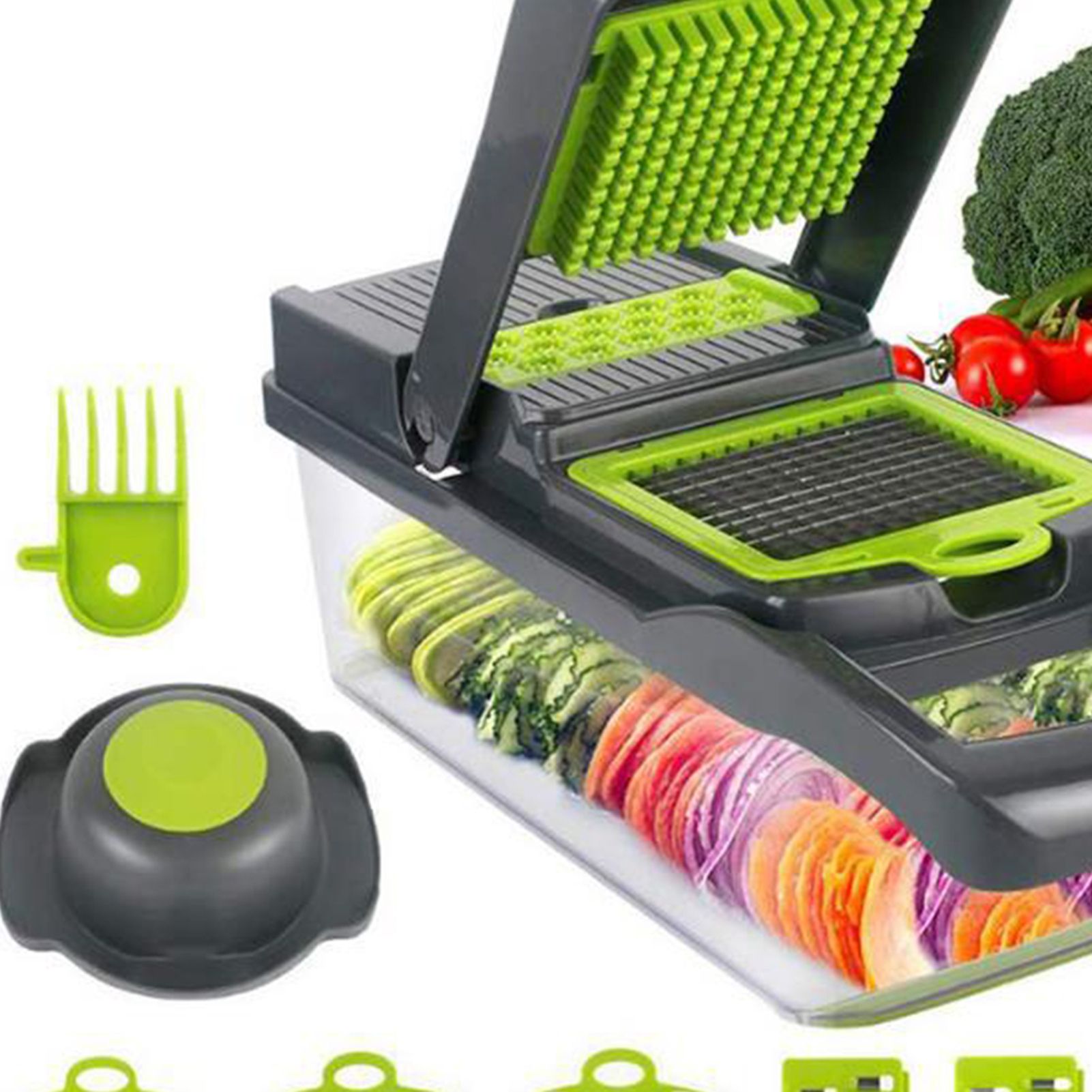 Vegetable Chopper 15 in 1 Vegetable Cutter Household Potato Chopper Radish view 7