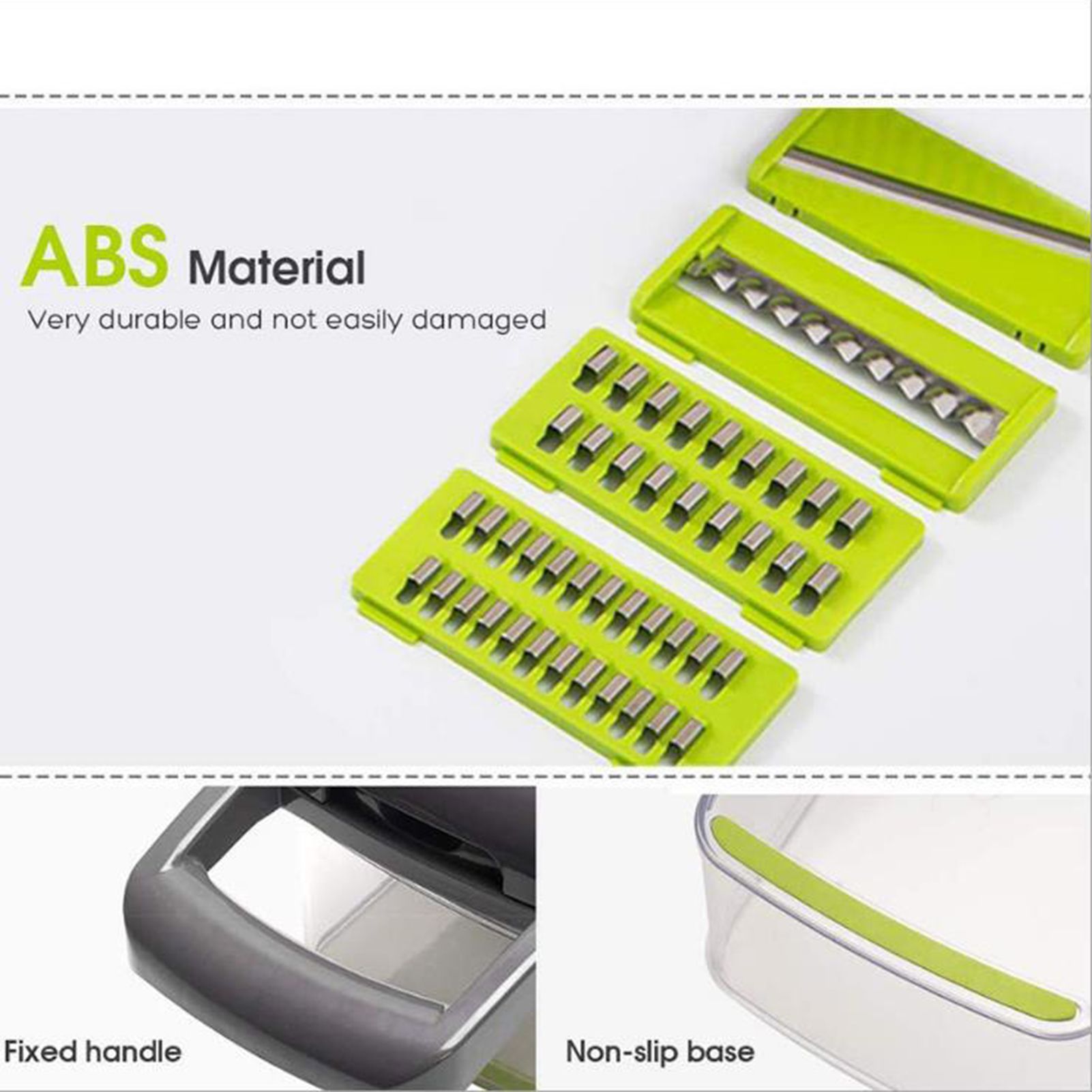 Vegetable Chopper 15 in 1 Vegetable Cutter Household Potato Chopper Radish view 10
