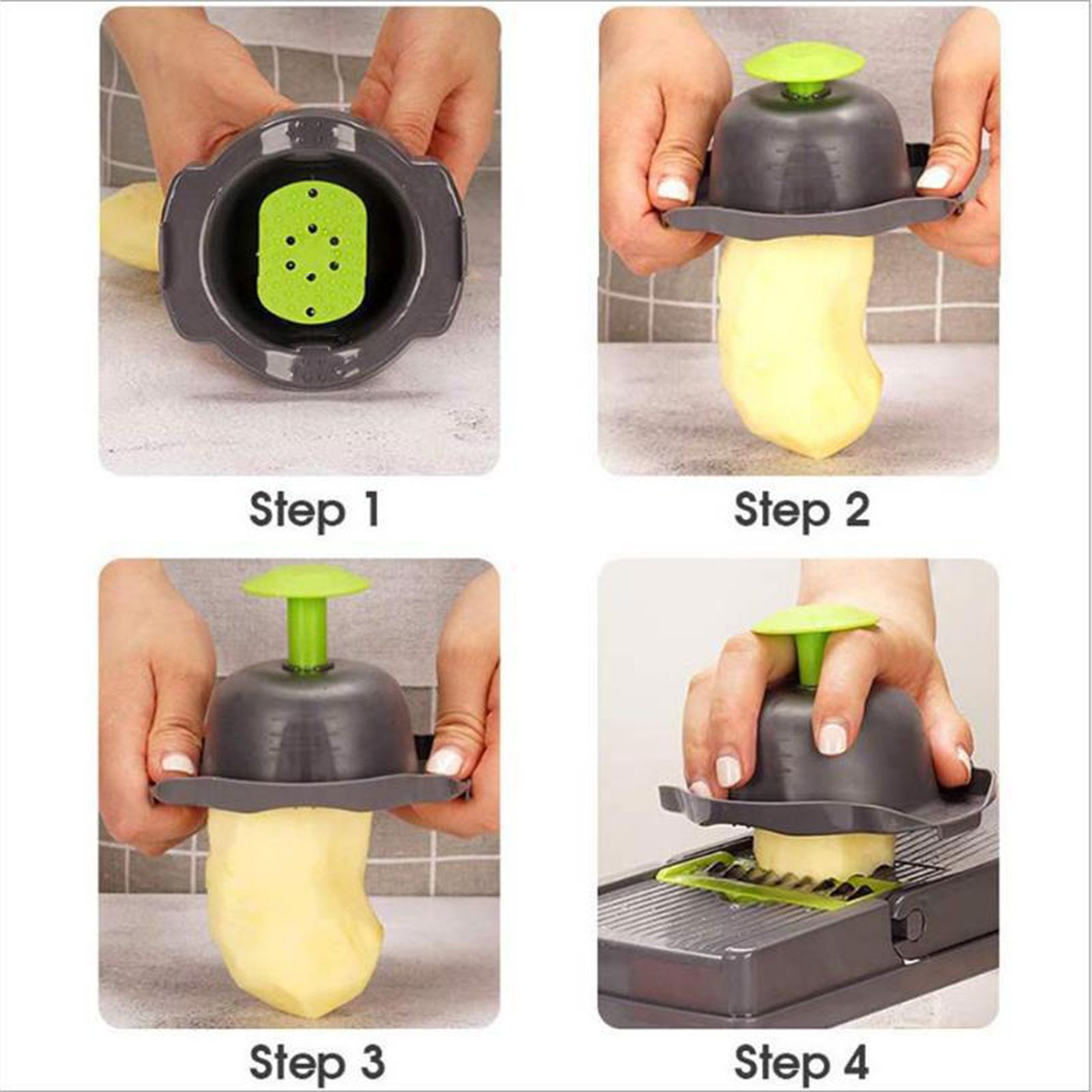 Vegetable Chopper 15 in 1 Vegetable Cutter Household Potato Chopper Radish view 11